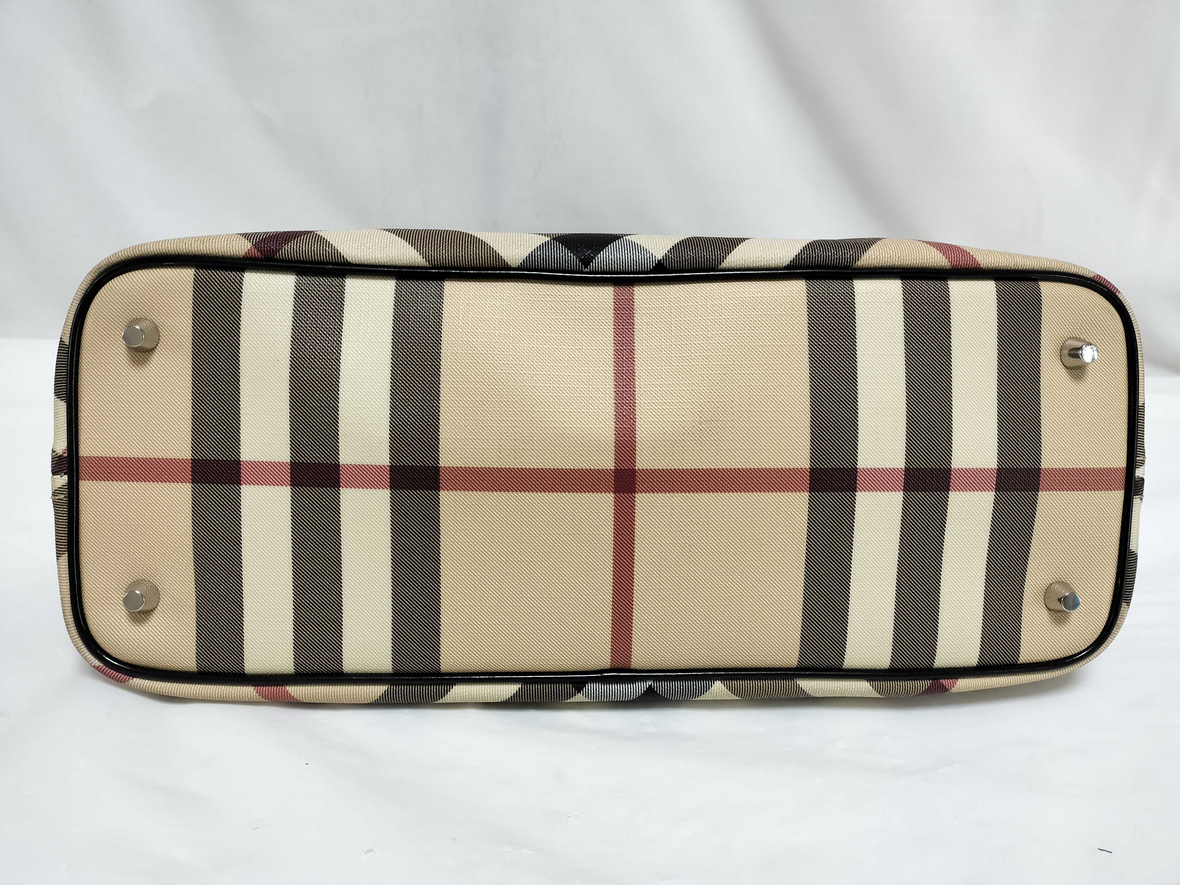 checkered PVC tote bag — view 8