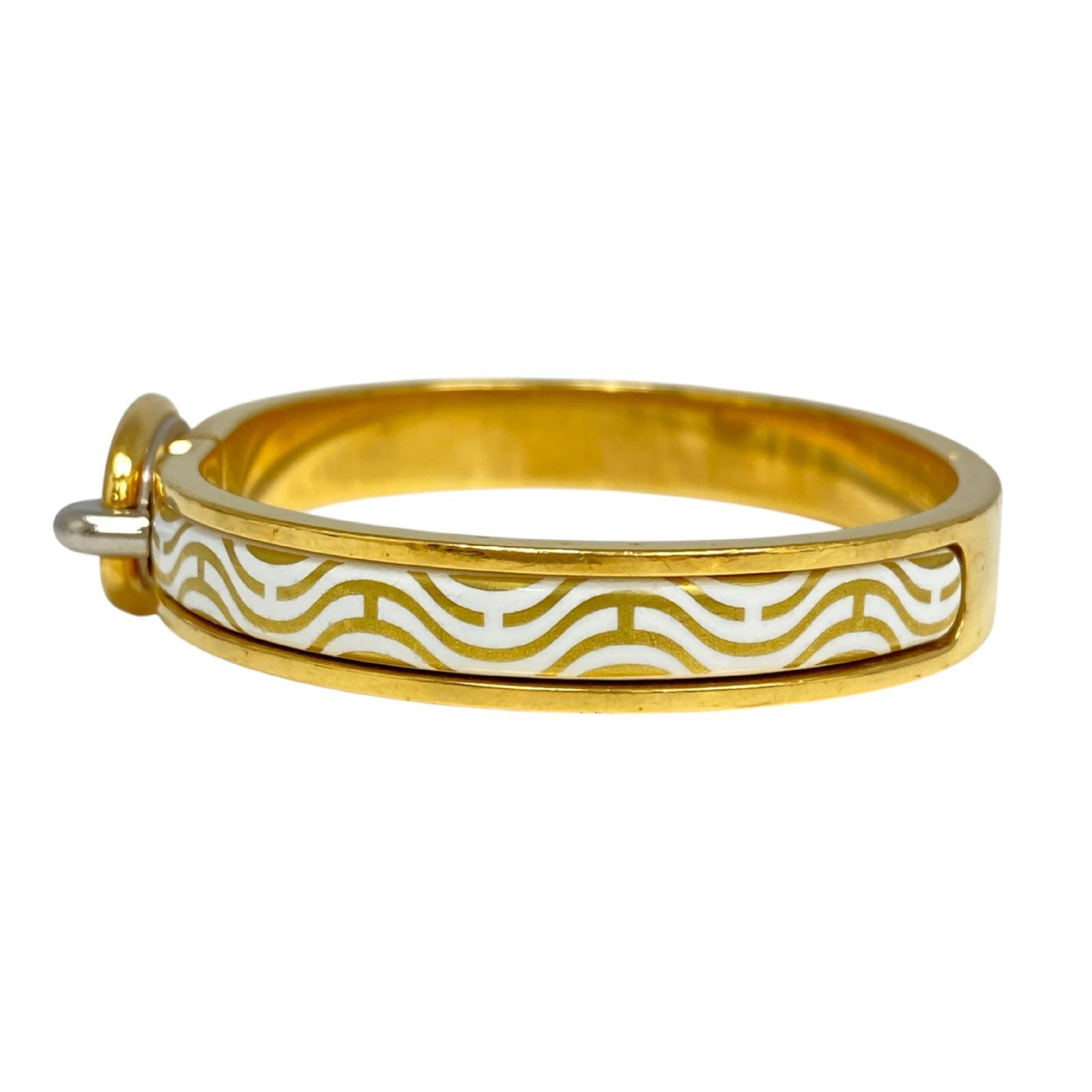 【*Shipped from: Hong Kong*】HERMES ( ) White Gold Plated Metal Click Chaine d'Ancre Bangle Bracelet/Bangle — view 4