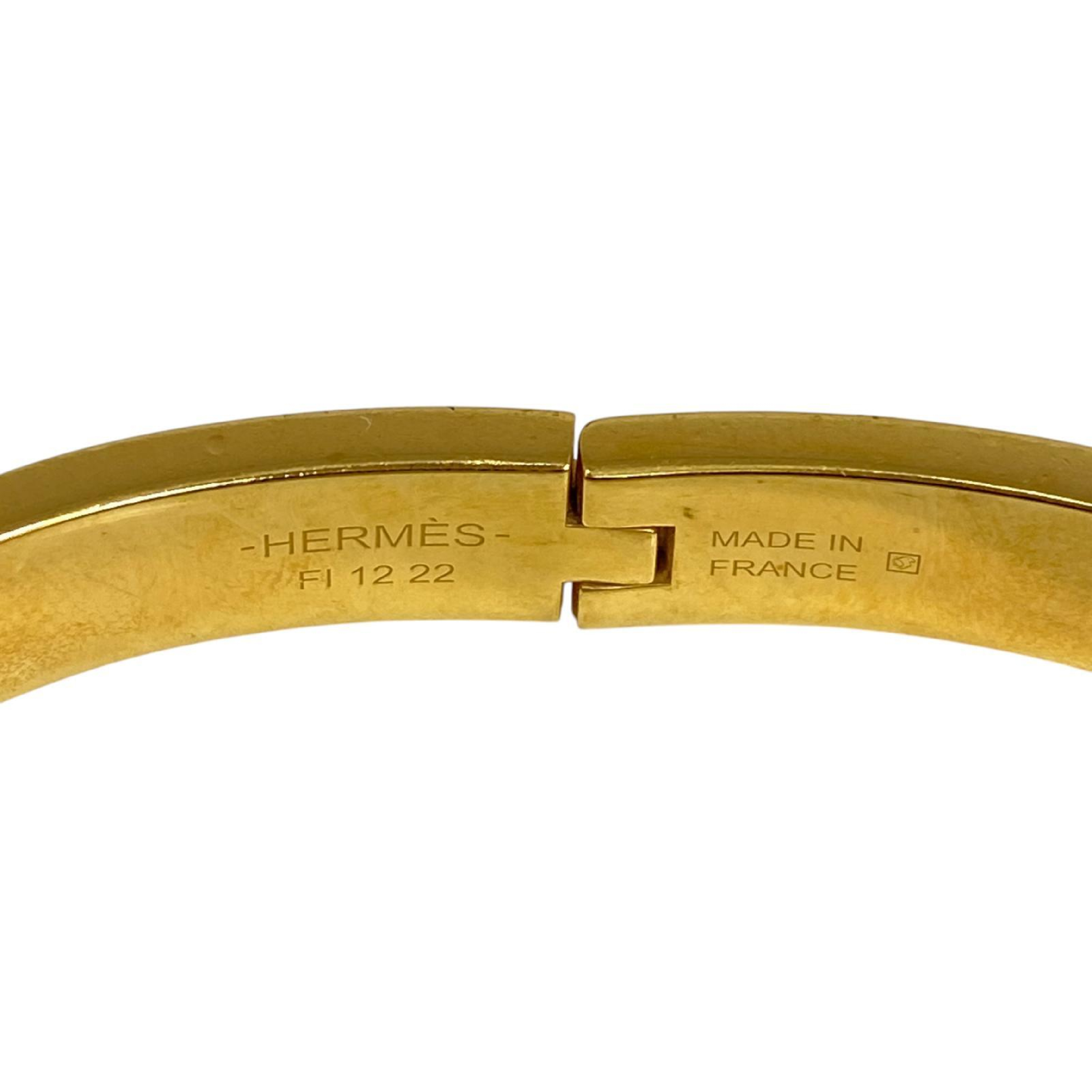 【*Shipped from: Hong Kong*】HERMES ( ) White Gold Plated Metal Click Chaine d'Ancre Bangle Bracelet/Bangle — view 8