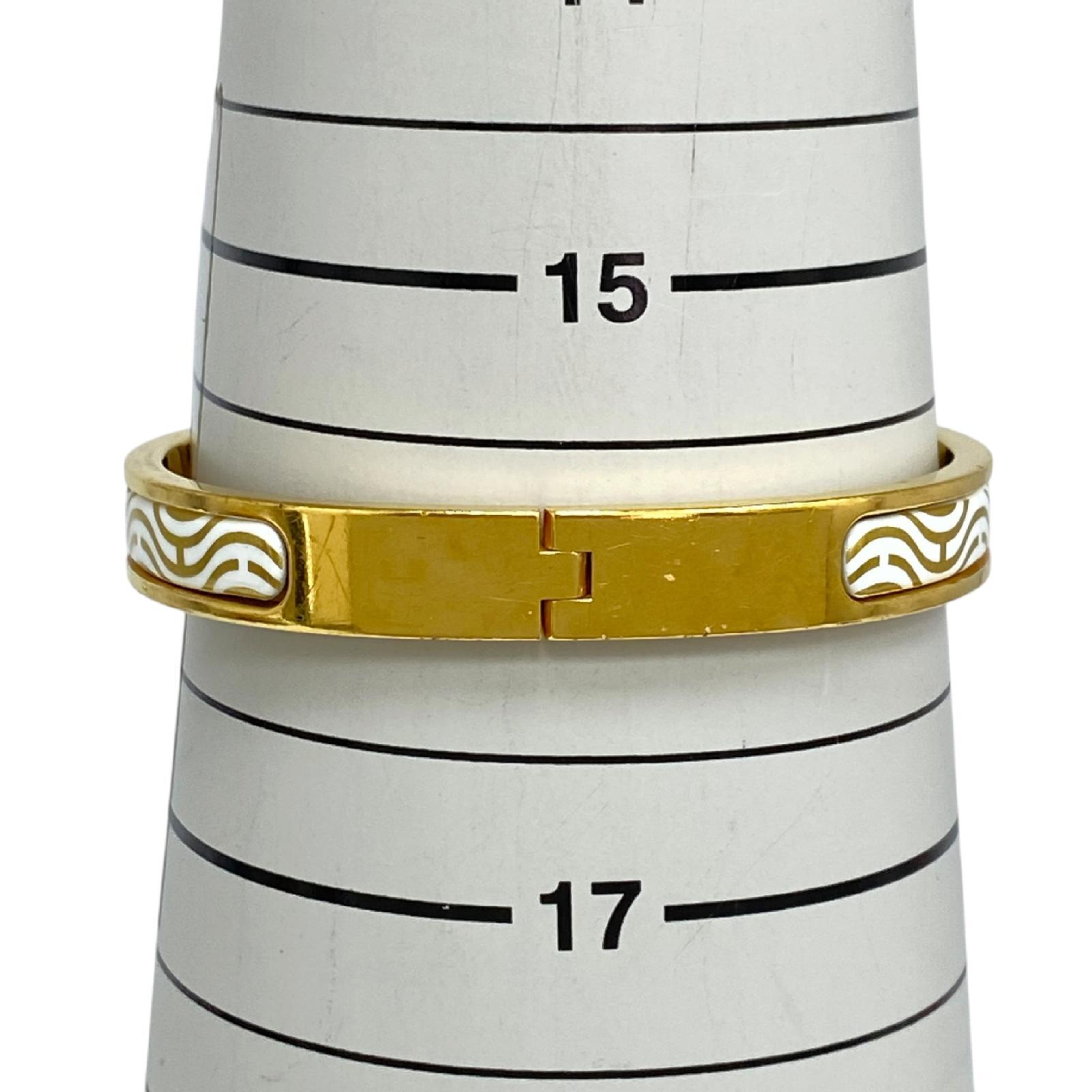 【*Shipped from: Hong Kong*】HERMES ( ) White Gold Plated Metal Click Chaine d'Ancre Bangle Bracelet/Bangle — view 10