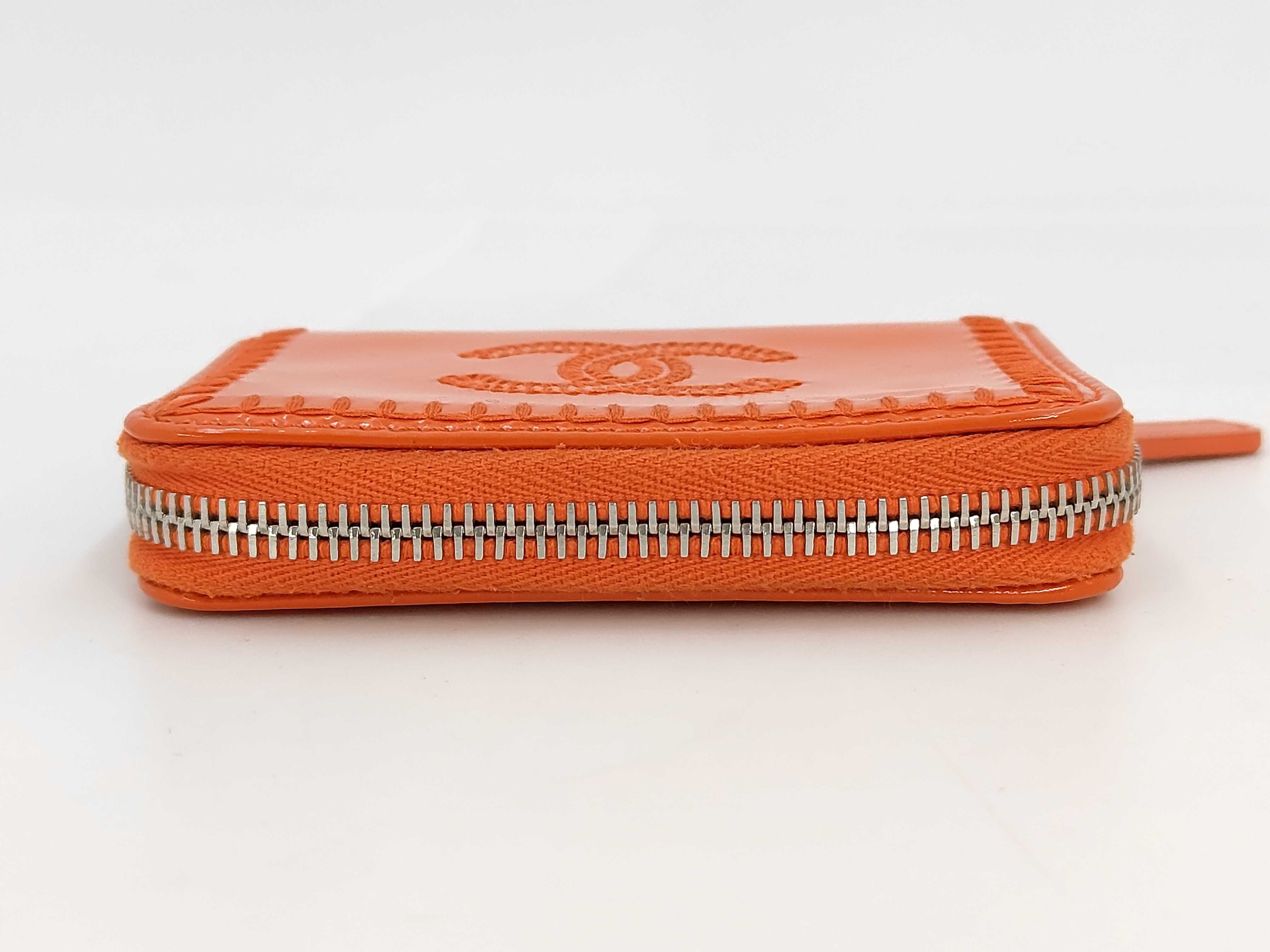 Coco Mark Patent Leather Coin Case — view 6