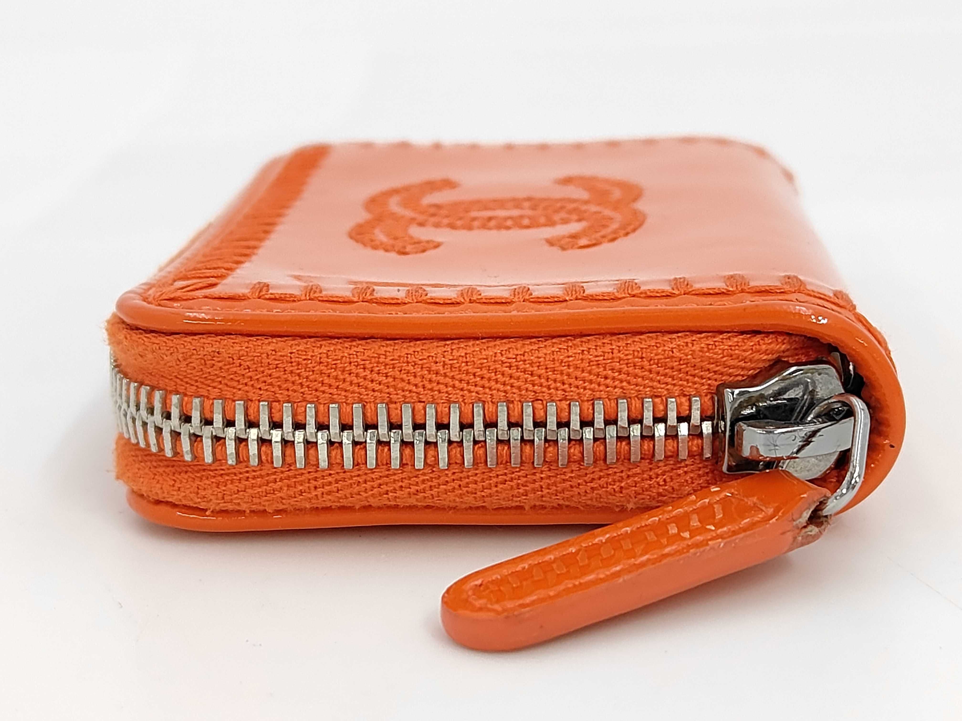 Coco Mark Patent Leather Coin Case — view 7