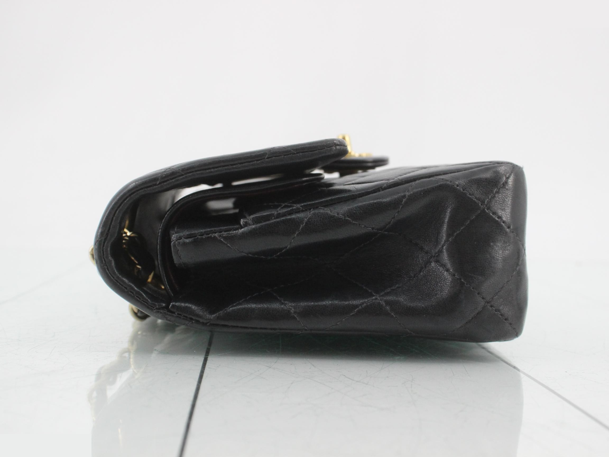 Matelassé 23 Double Flap Lambskin Chain Shoulder Bag, Series 8 — view 4