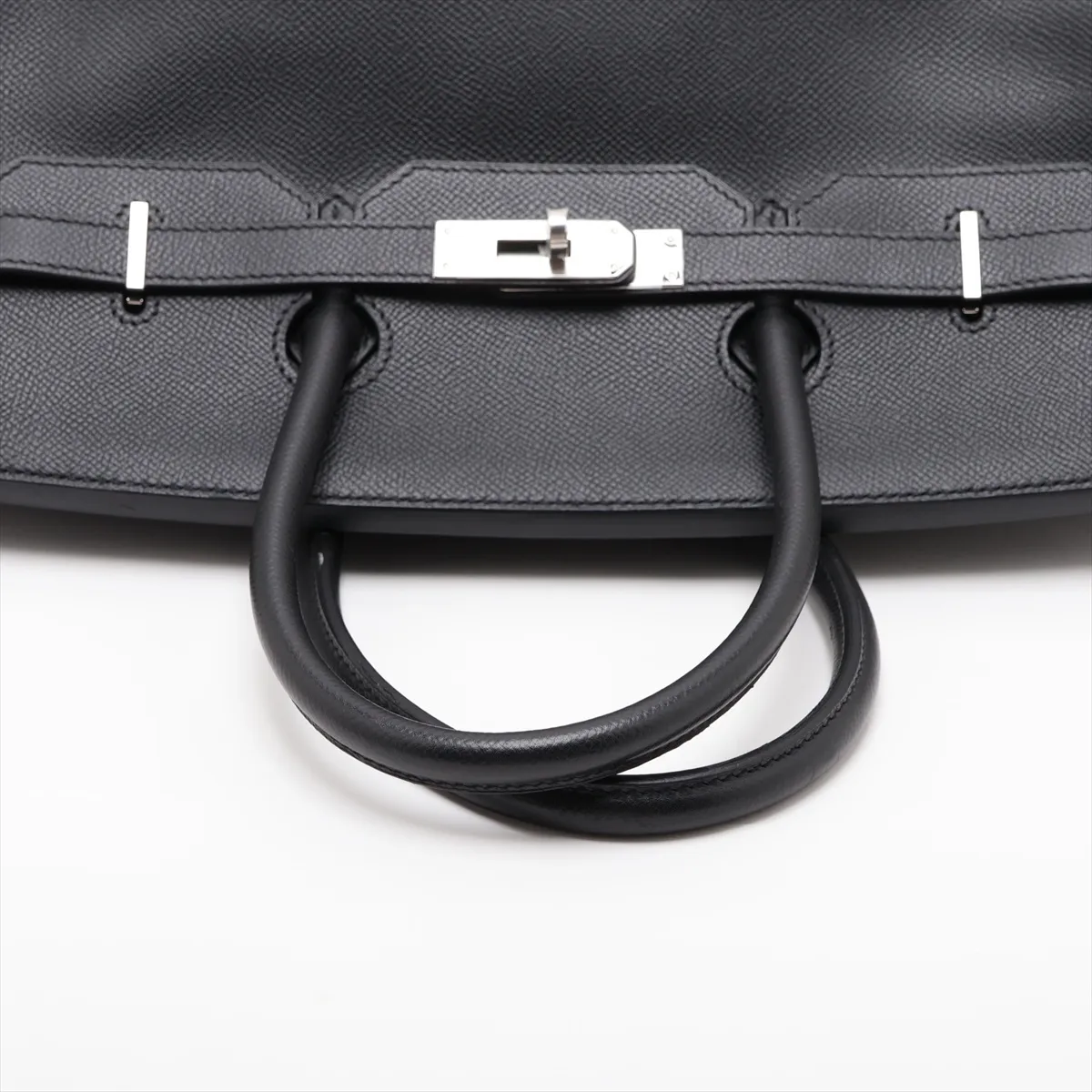[Individually packaged] Hermes Birkin 35 Letournée Veau Epsom Black Silver Hardware N:2010 — view 5