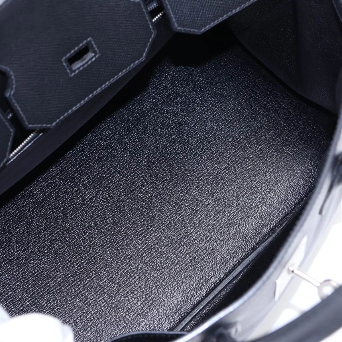 [Individually packaged] Hermes Birkin 35 Letournée Veau Epsom Black Silver Hardware N:2010 — view 7