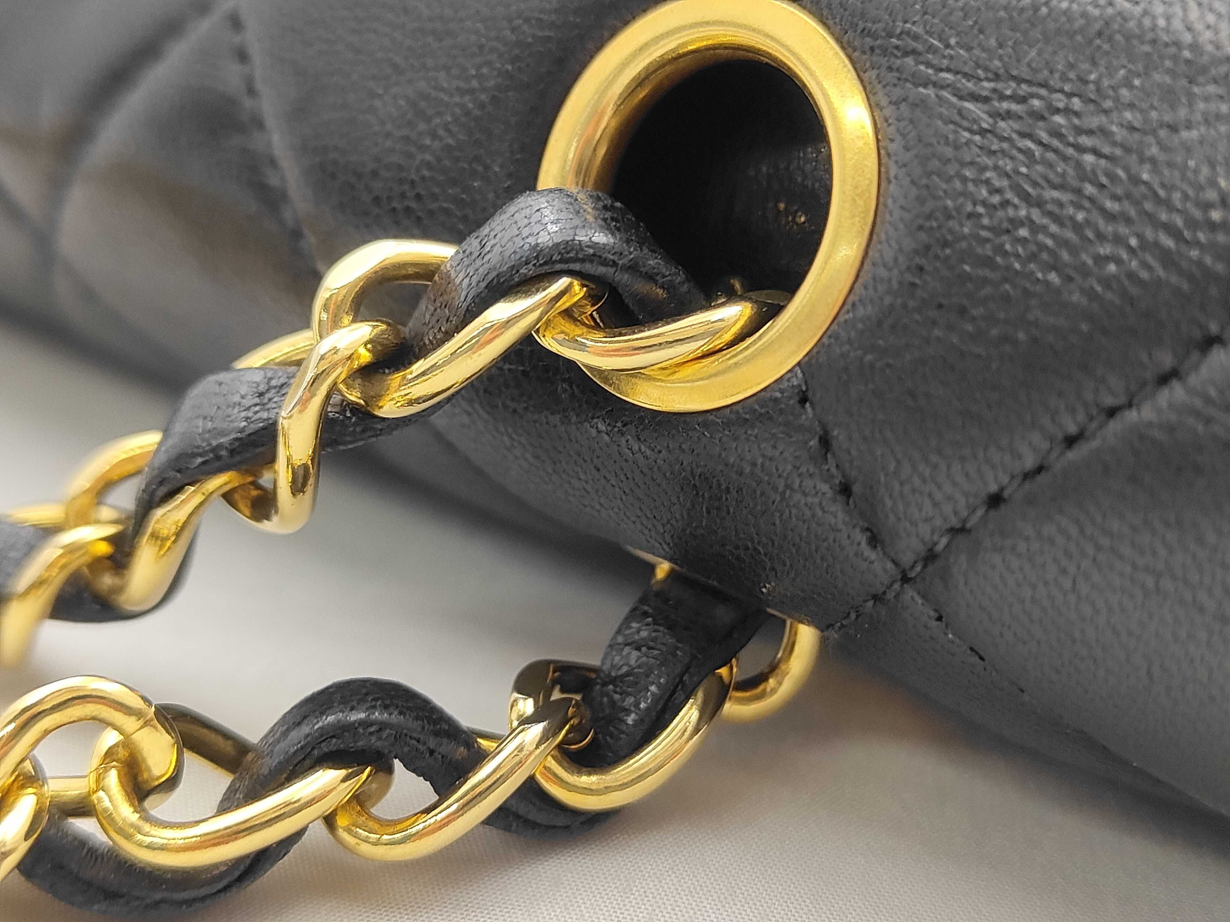 Matelassé 25 Double Flap Double Chain Lambskin Shoulder Bag — view 5