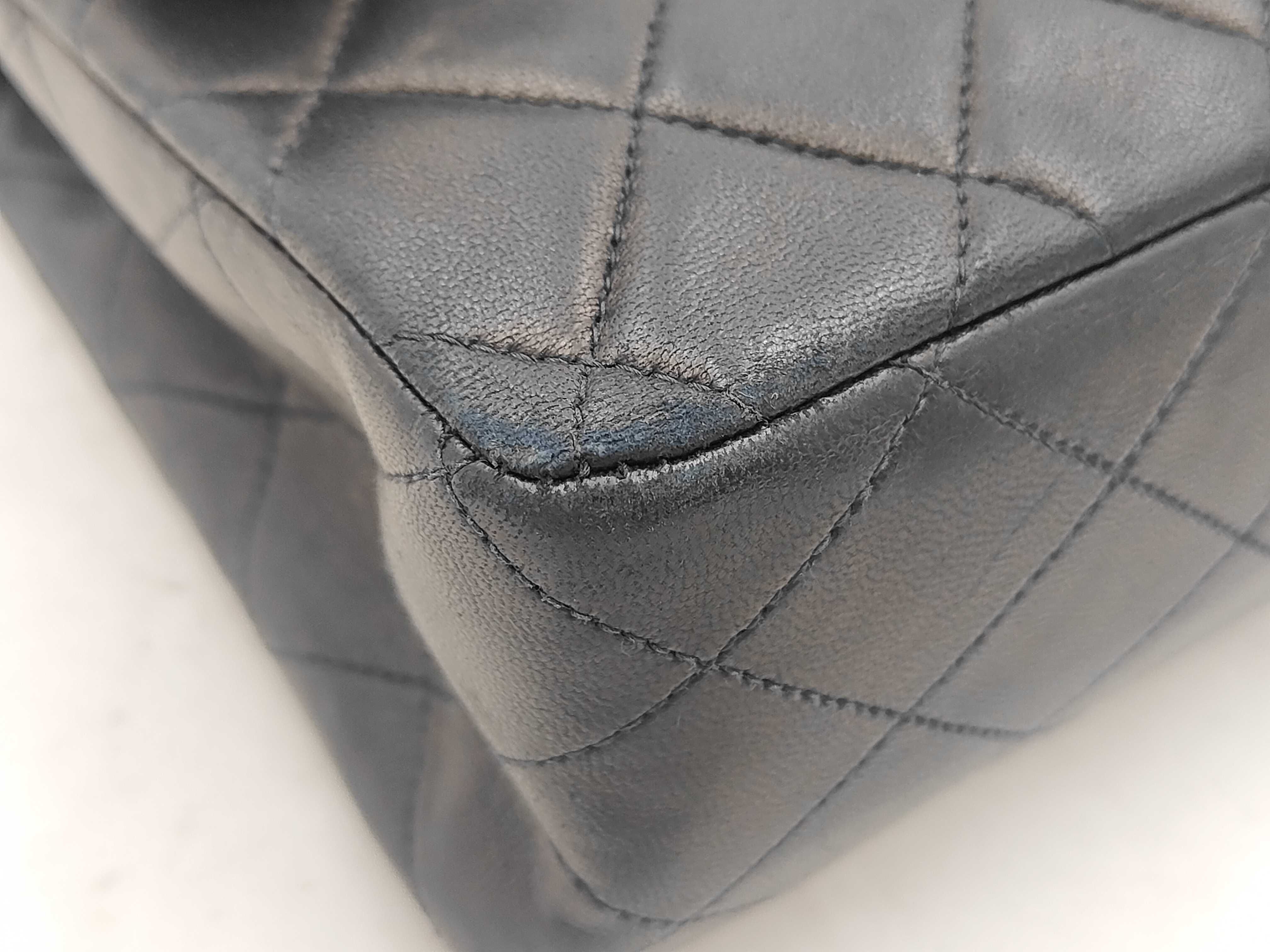 Matelassé 25 Double Flap Double Chain Lambskin Shoulder Bag — view 6