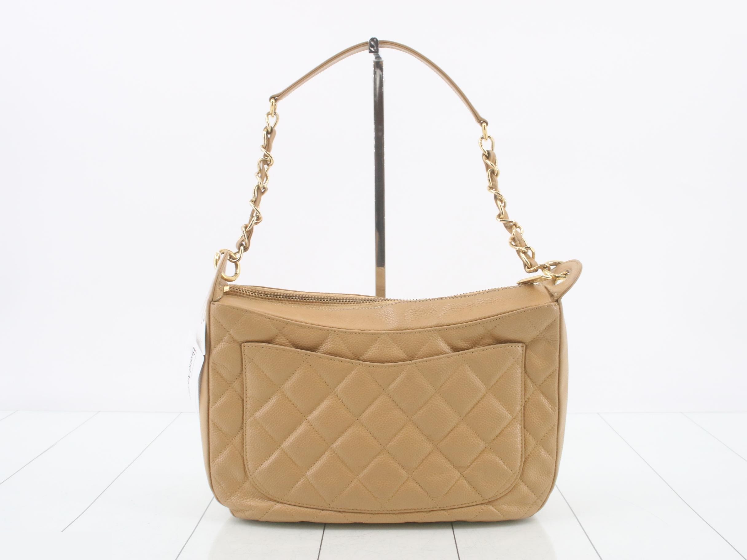 Matelassé Caviar Chain Shoulder Bag with Seal Card — view 2