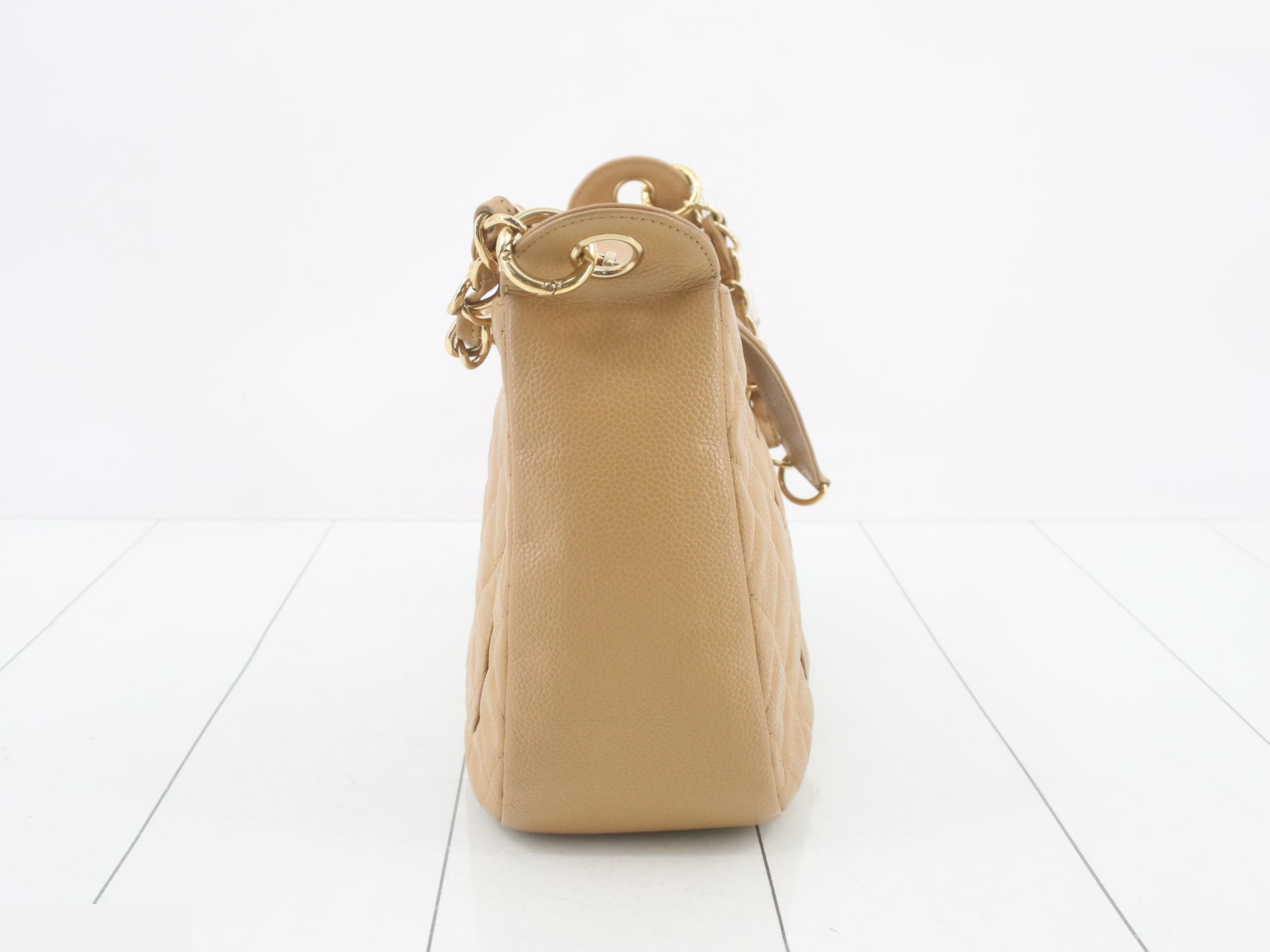 Matelassé Caviar Chain Shoulder Bag with Seal Card — view 4