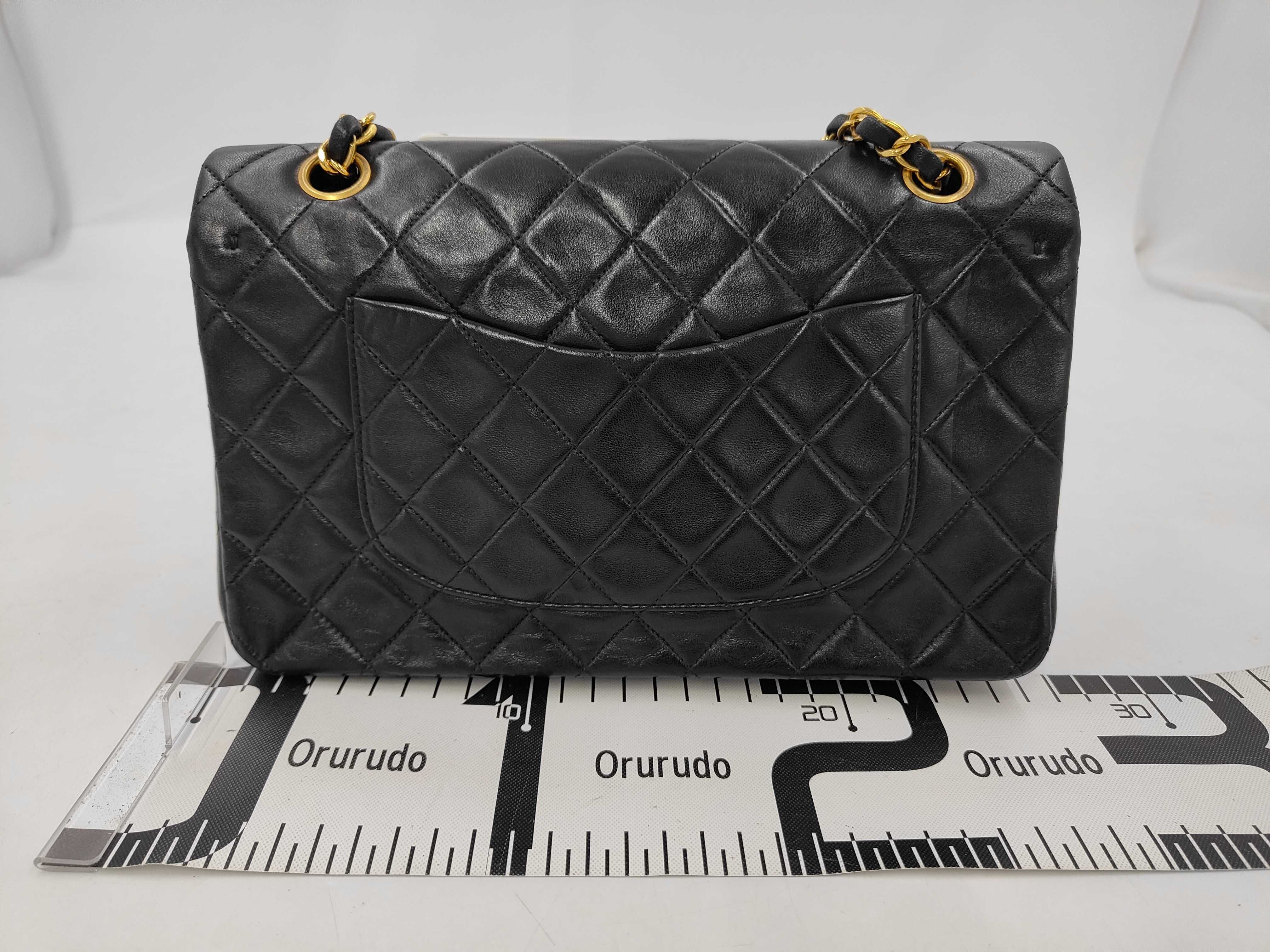 Matelassé 25 Double Flap Double Chain Lambskin Shoulder Bag — view 2