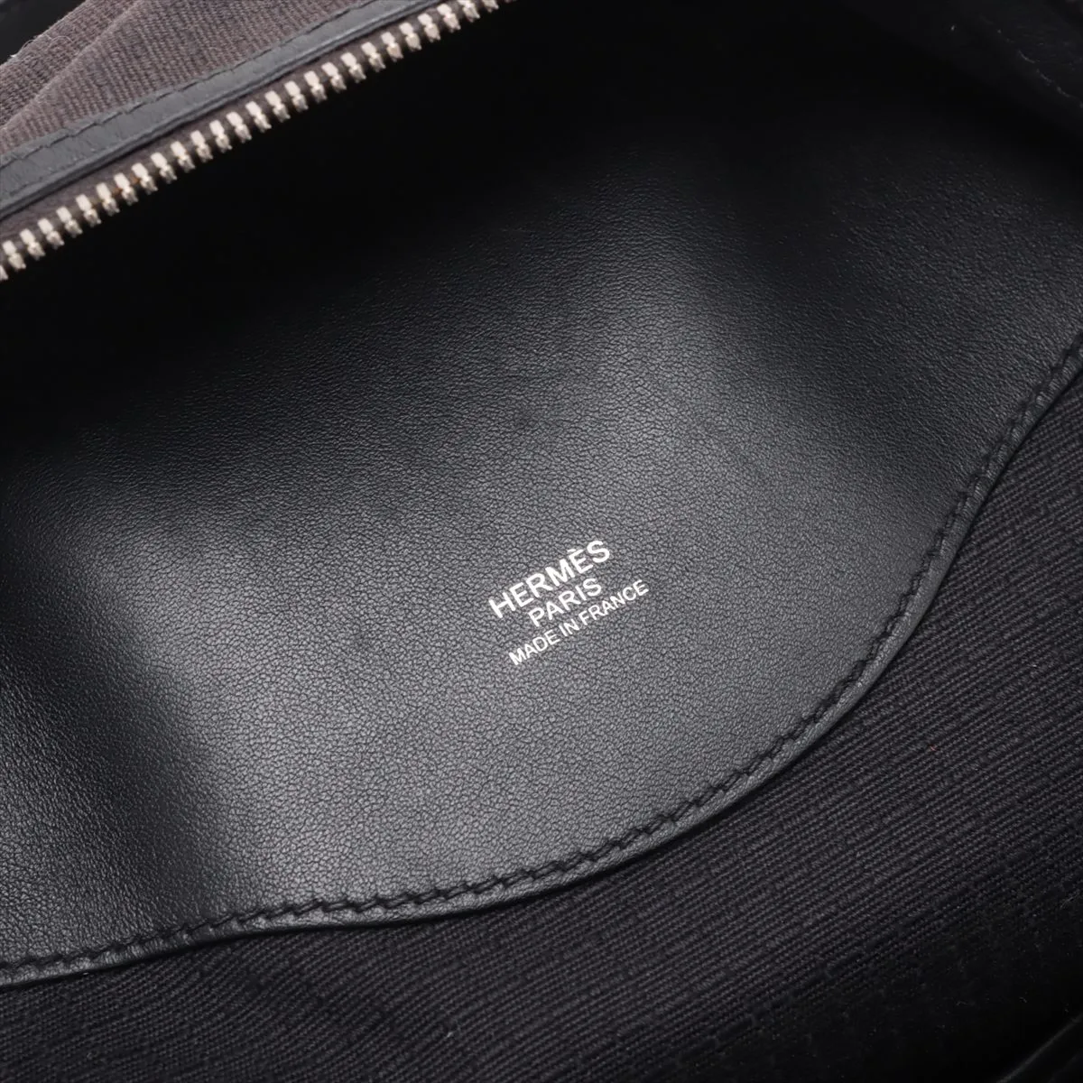 Sac Ad All Back Toile Bivouac x Vaux Swift Black Silver Hardware Engraved Unclear — view 12