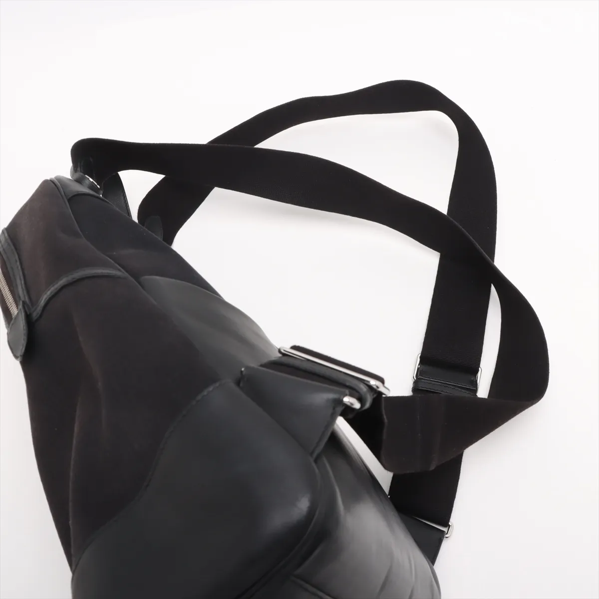 Sac Ad All Back Toile Bivouac x Vaux Swift Black Silver Hardware Engraved Unclear — view 6