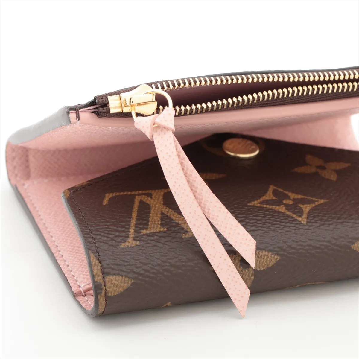 Monogram Portefeuille Victorine M62360 Rose Ballerine Compact Wallet (RFID detected) — view 8