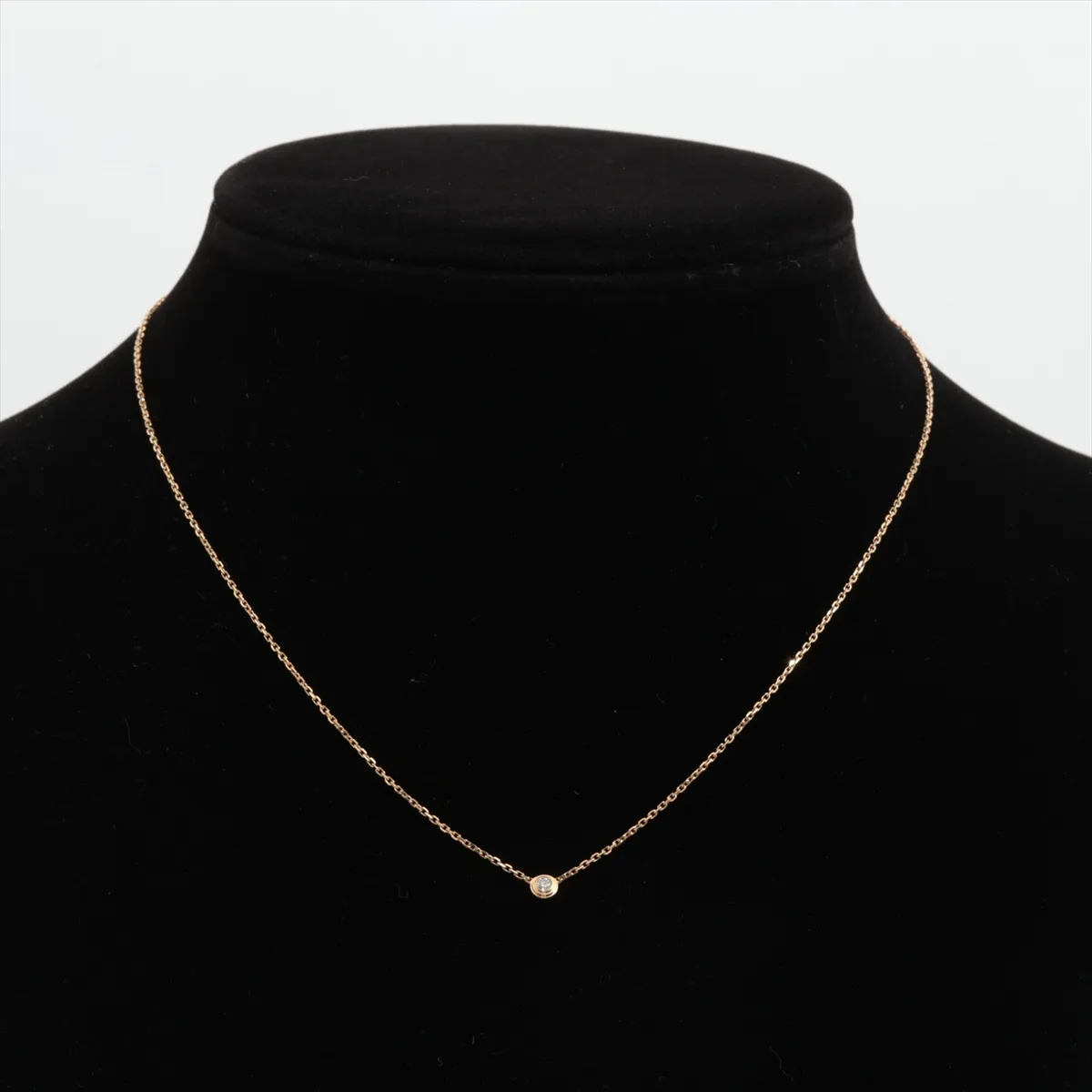 Damour XS Diamond Necklace 750 (Yellow Gold) 2.2g YVF489 — view 5