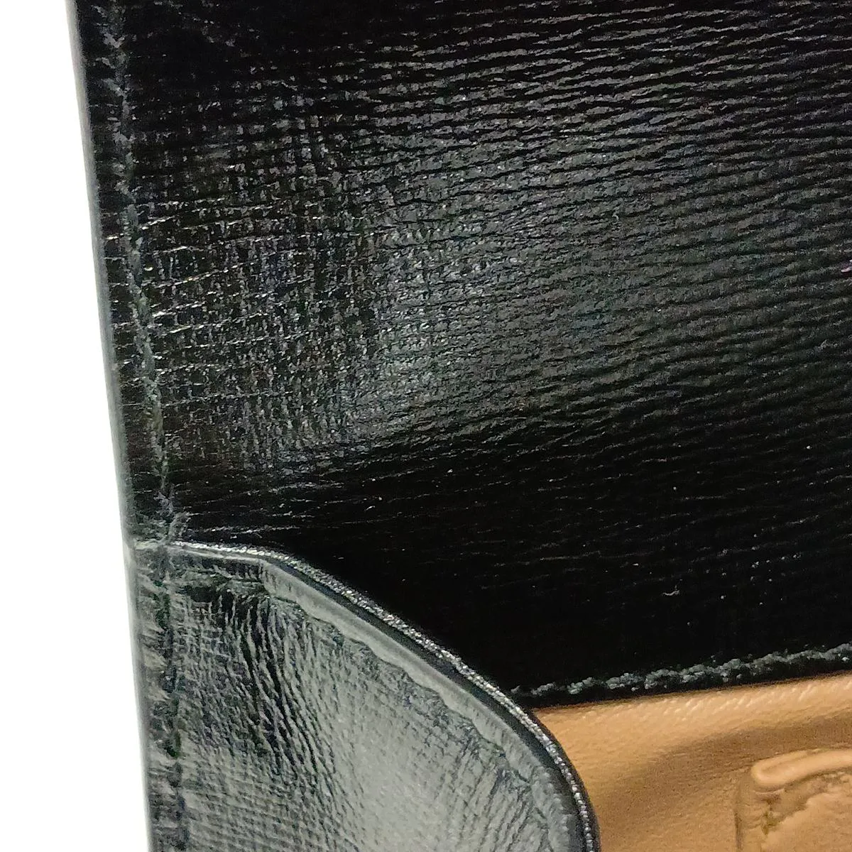 Double G Broadway 594101 Leather Clutch Bag, Black — view 10