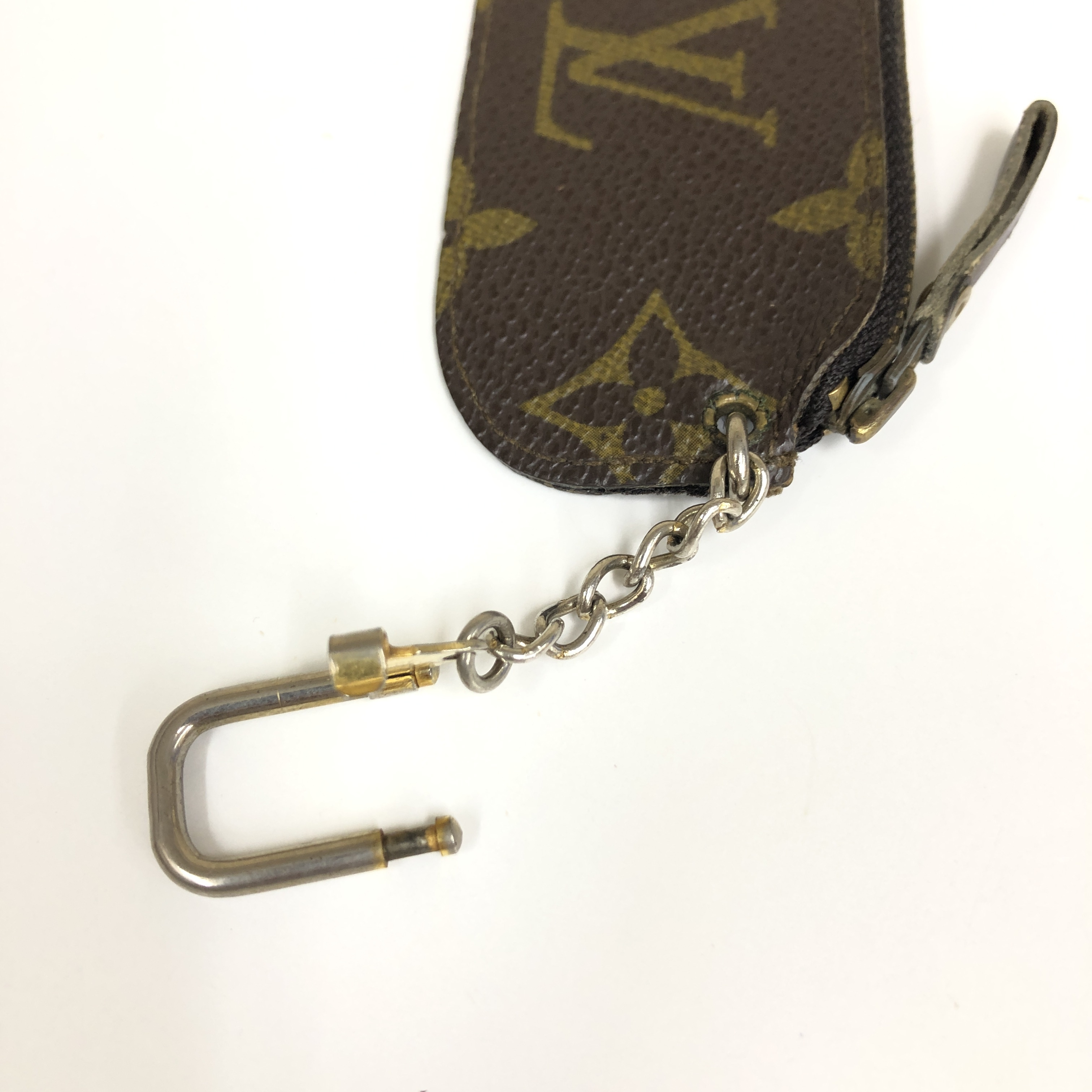 Monogram Etui Clé Beige Key Holder Coin Case M62690 with Key Ring 831 Compact Wallet Coin Purse Wallet Made in France Coin Case — view 11