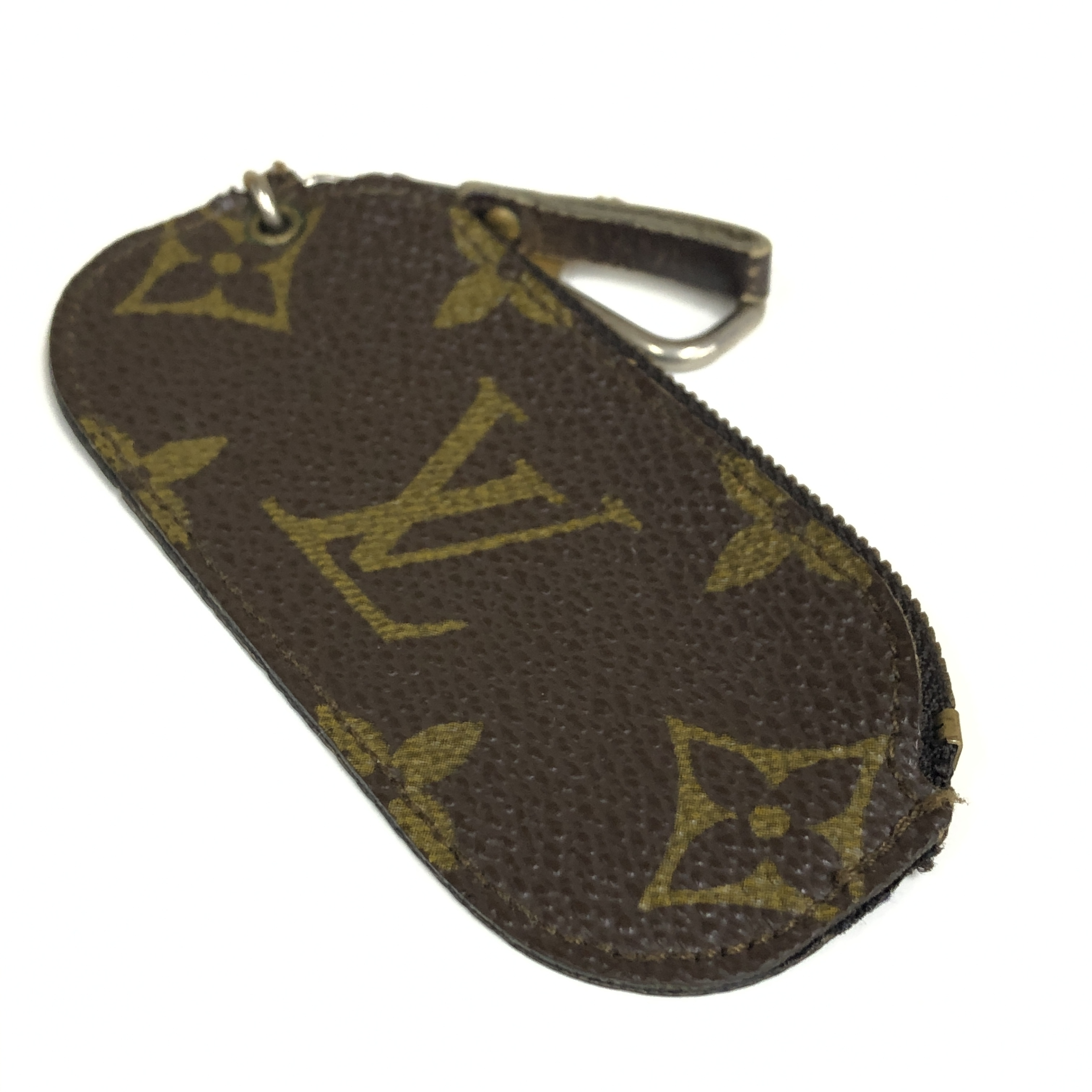 Monogram Etui Clé Beige Key Holder Coin Case M62690 with Key Ring 831 Compact Wallet Coin Purse Wallet Made in France Coin Case — view 3