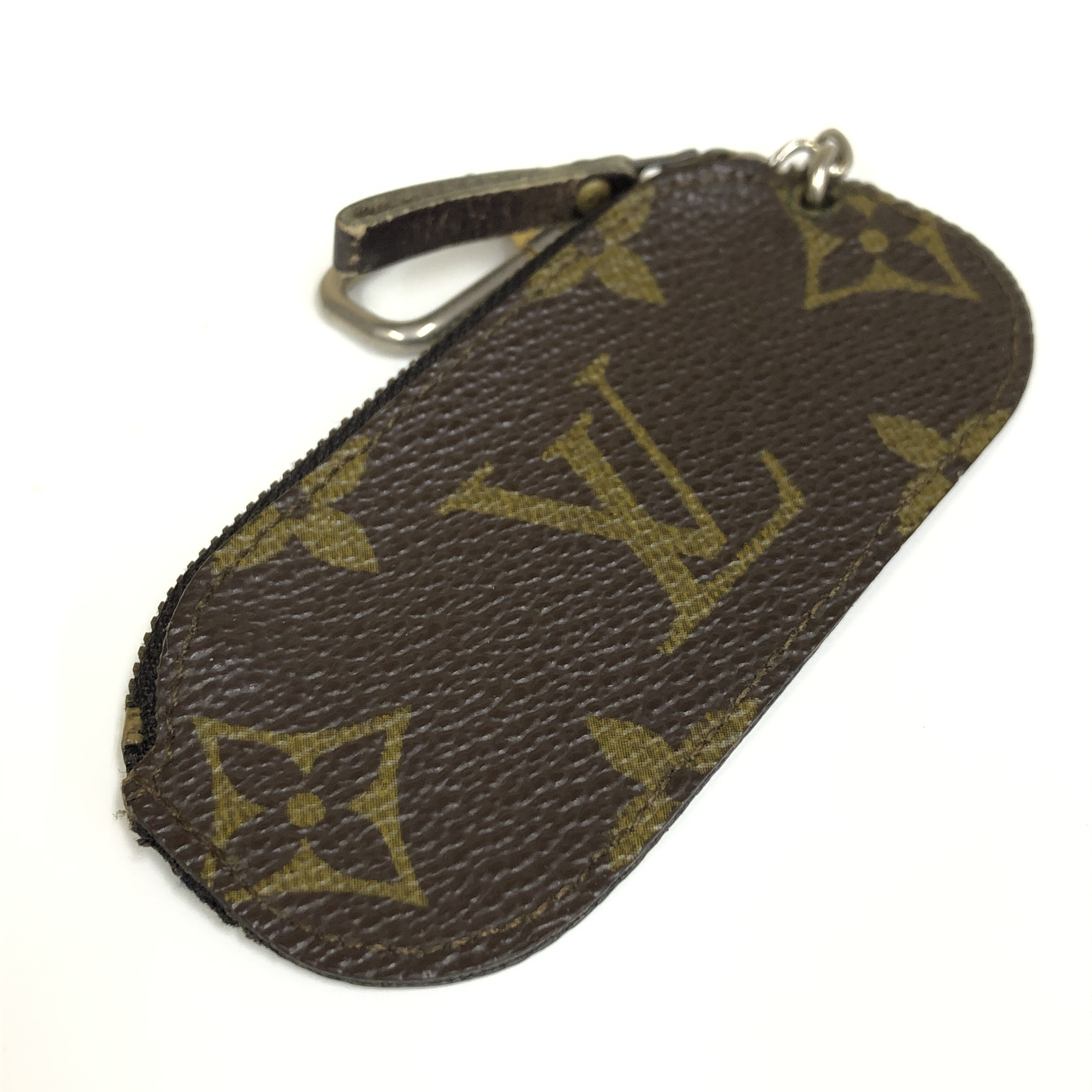 Monogram Etui Clé Beige Key Holder Coin Case M62690 with Key Ring 831 Compact Wallet Coin Purse Wallet Made in France Coin Case — view 6