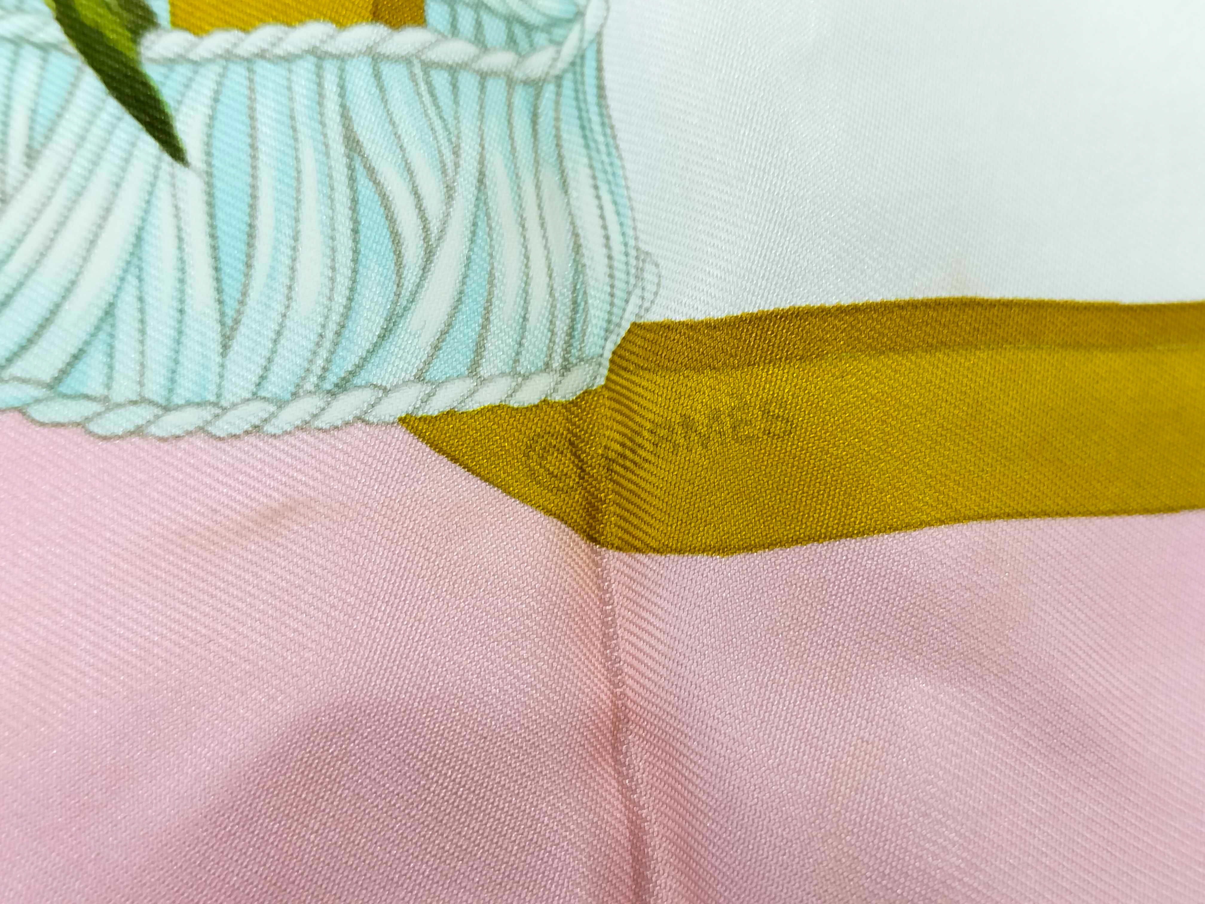Carre 90 REGINA Leila Menchalli Silk Pink Other Accessories — view 7