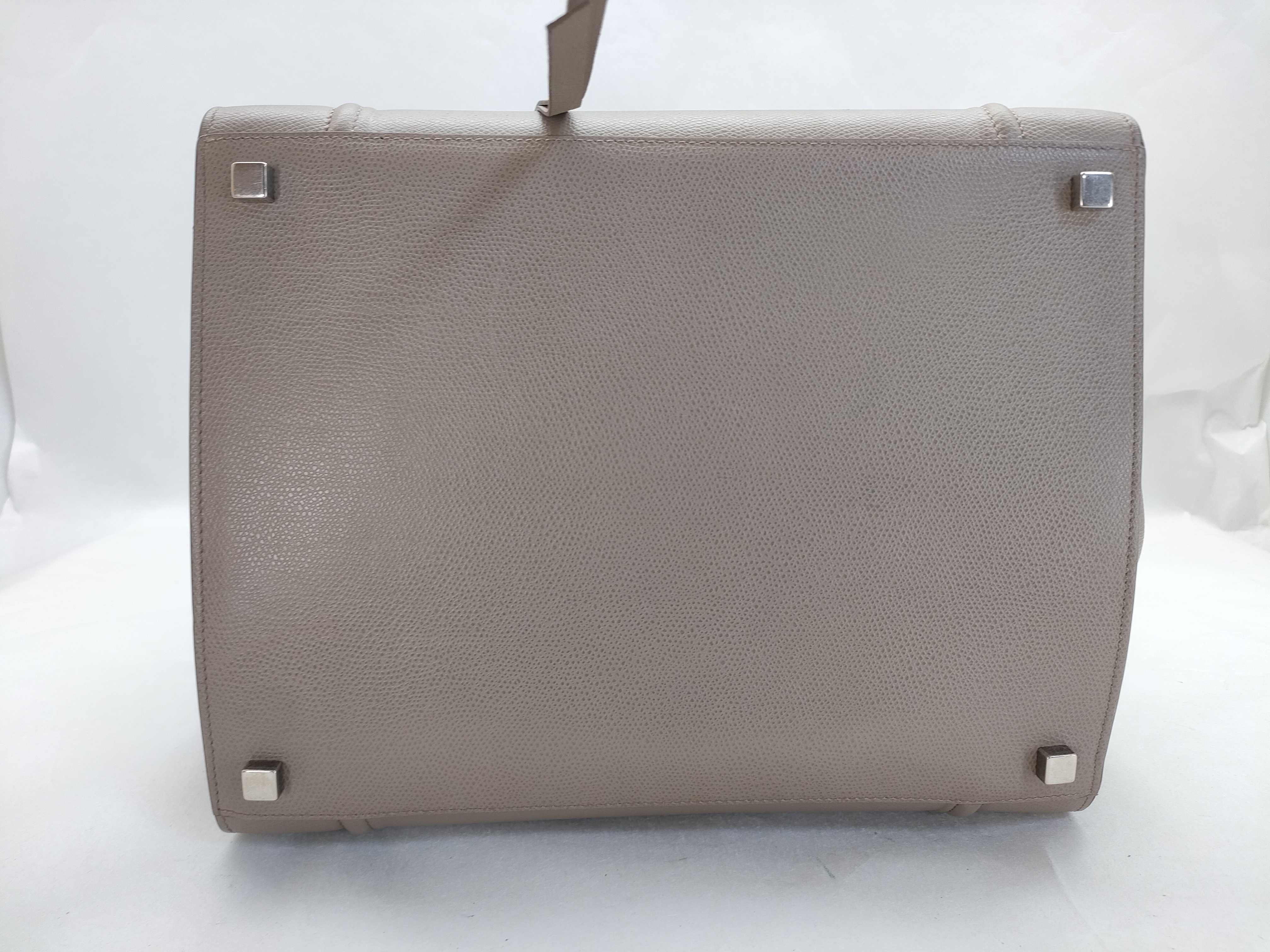 SG- Luggage Phantom Medium Leather Tote bag Beige handbag — view 7