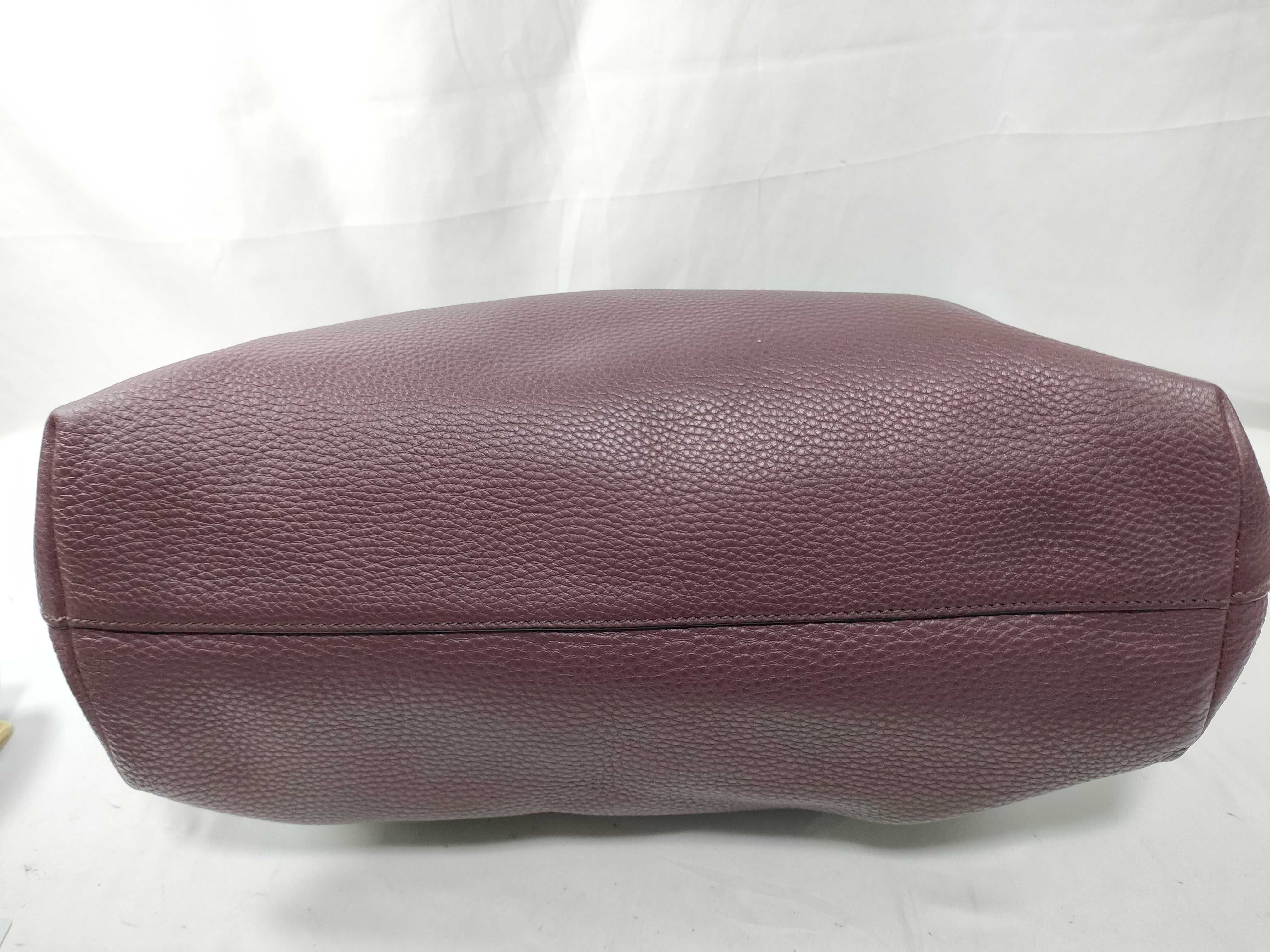 Vitello Daino Miranda Kerr Bag Burgundy BN1713 Tote Bag — view 6