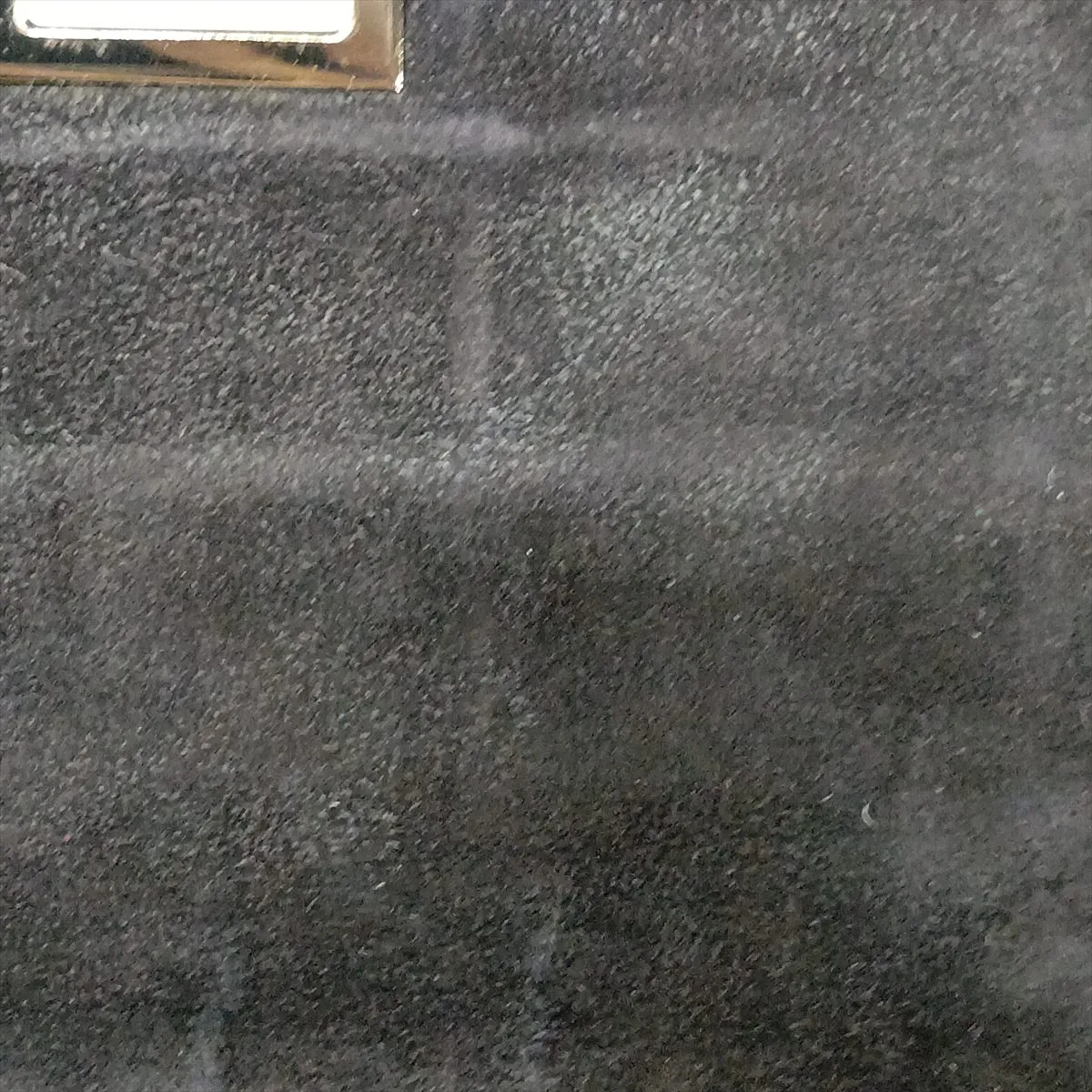 2.55 Suede Single Flap Single Chain Bag, Chocolate Bar Pattern, Black with Silver Hardware, 5693810 (Serial Number 5) — view 14