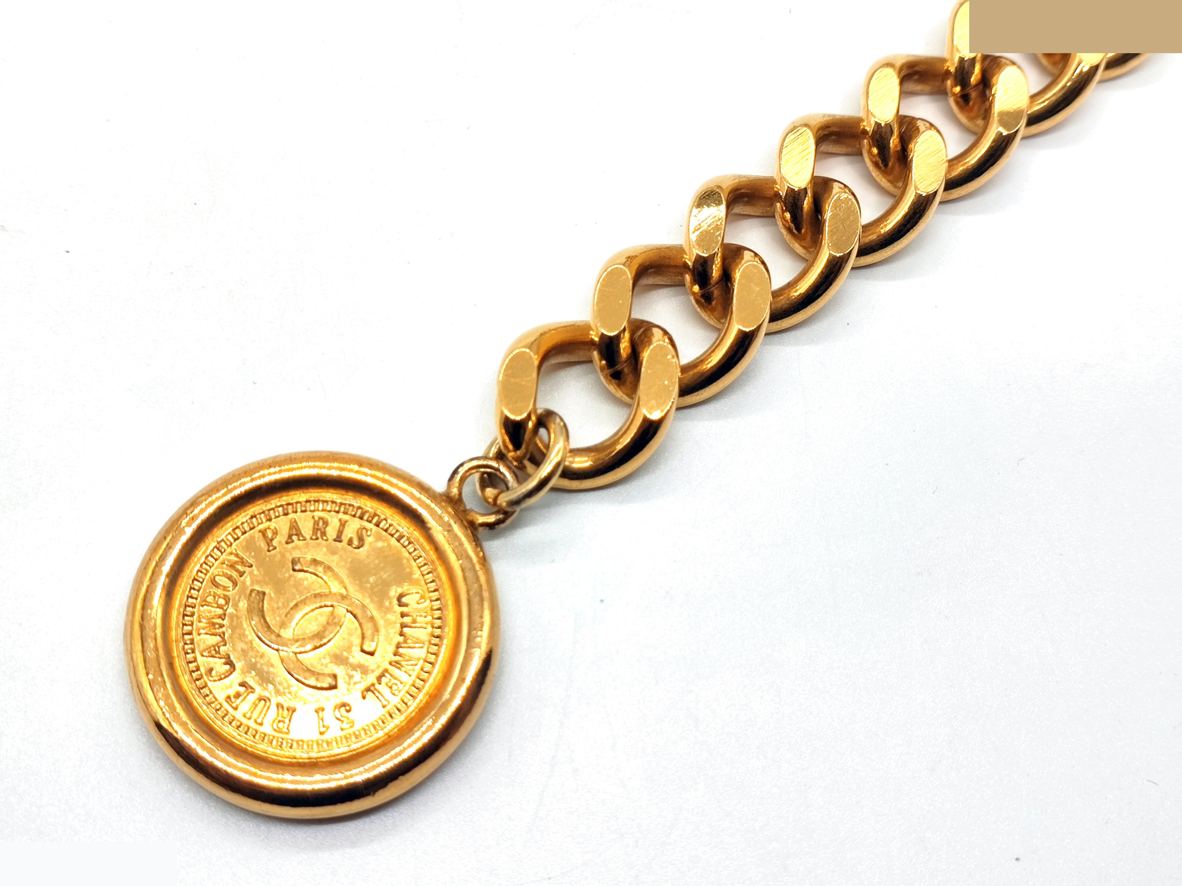 Coco Mark Chain Belt, Total Length Approx. 84cm — view 3