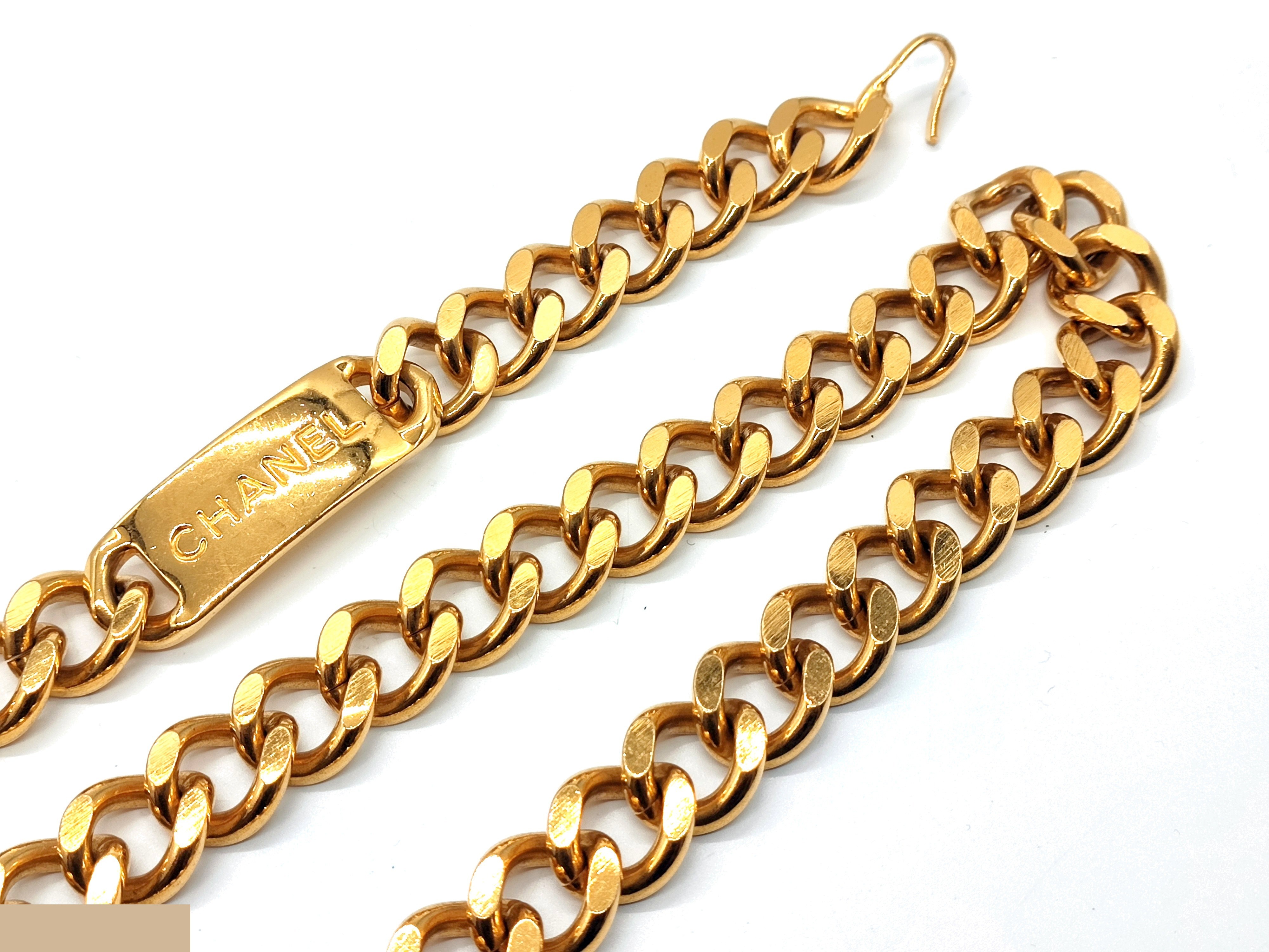 Coco Mark Chain Belt, Total Length Approx. 84cm — view 6