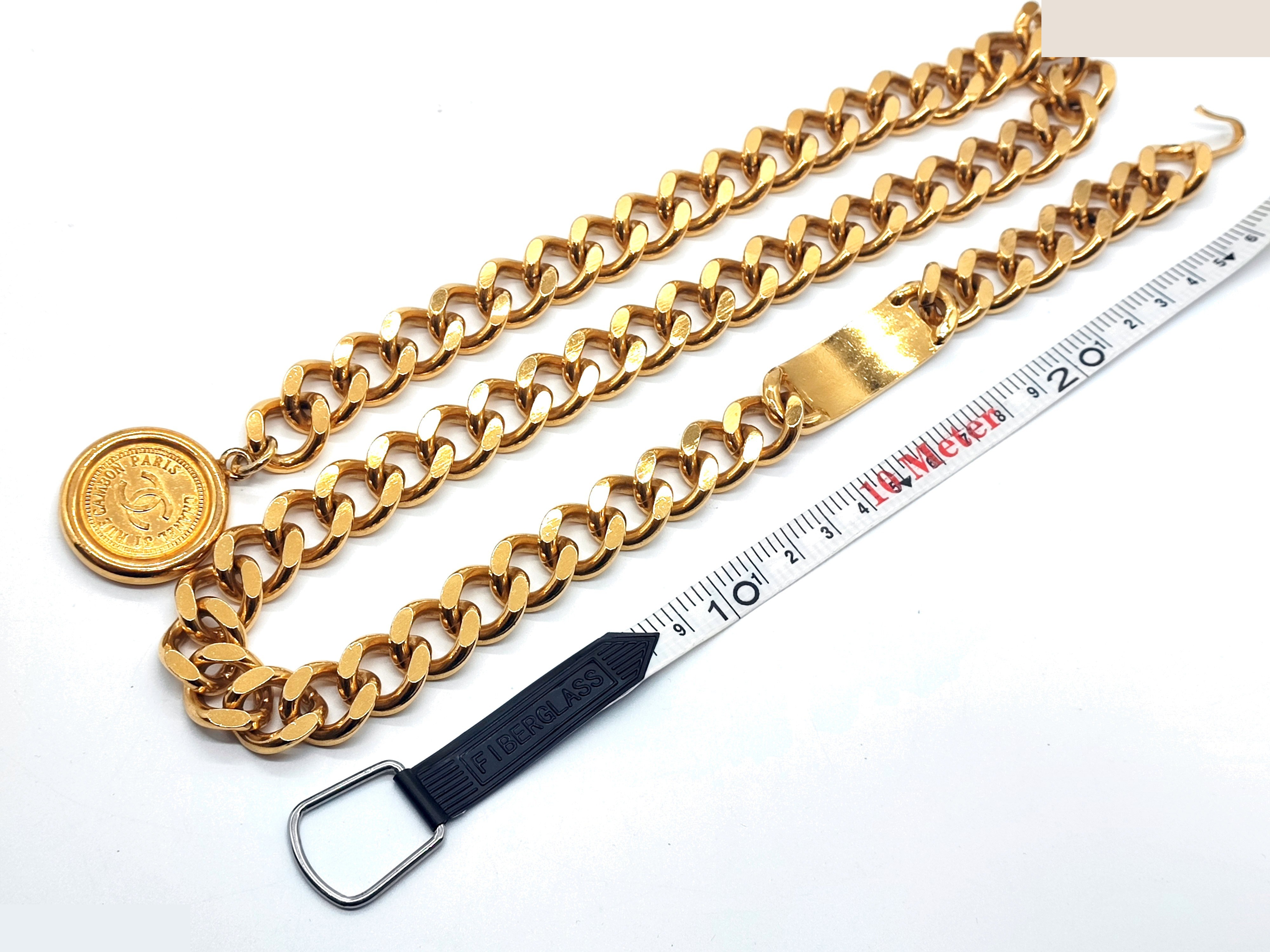 Coco Mark Chain Belt, Total Length Approx. 84cm — view 7