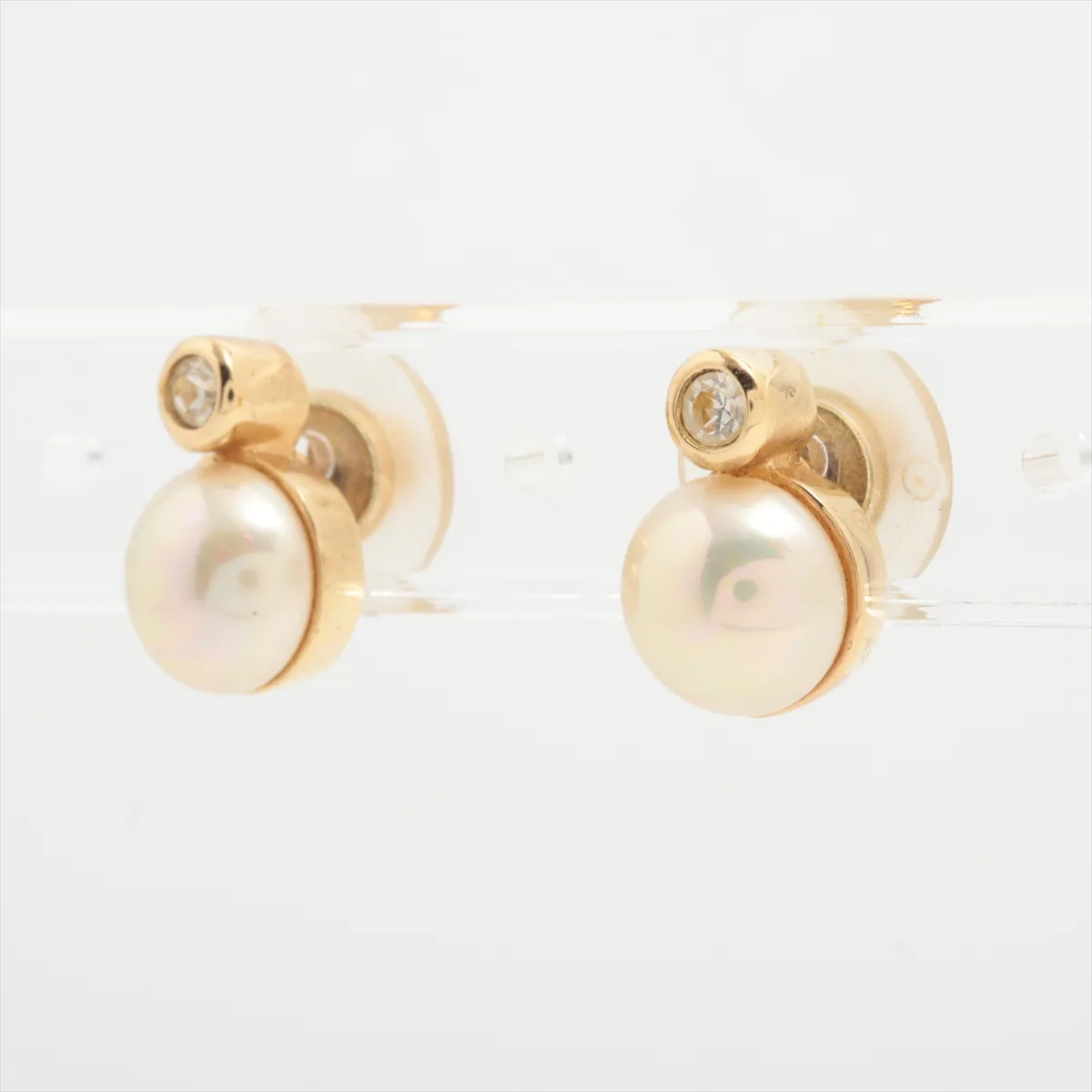 earrings (for both ears), GP gold, — view 3