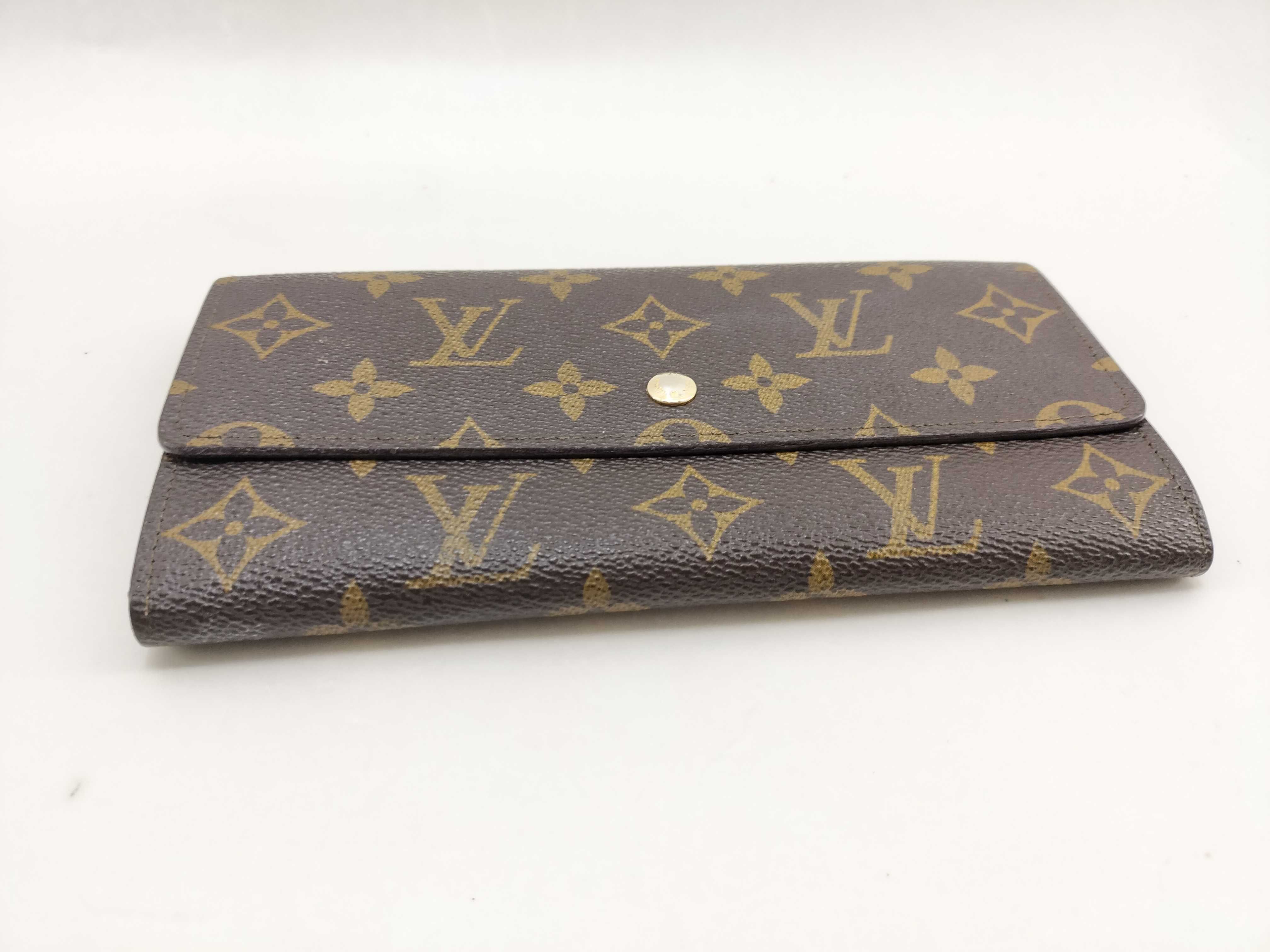 Monogram Louis Vuitton Monogram Pochette Portemonnaie Credit M61723 Wallet — view 5