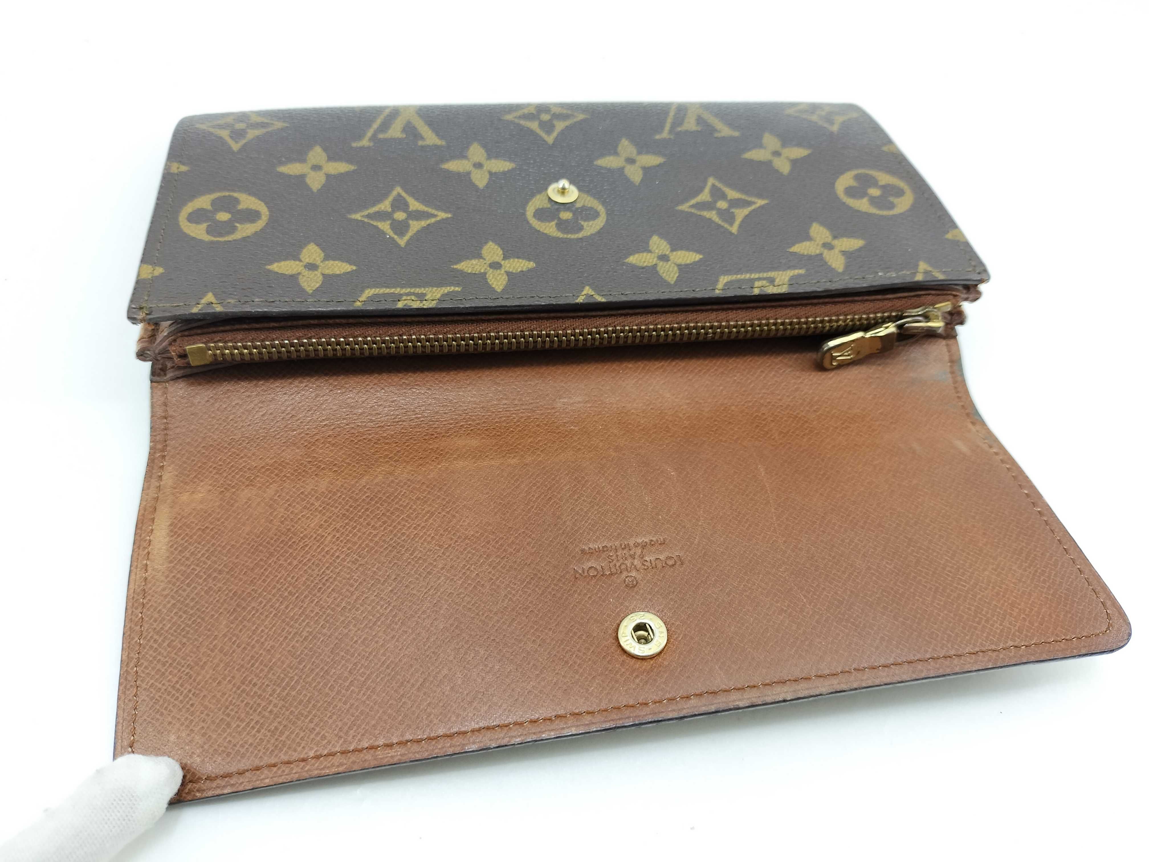 Monogram Louis Vuitton Monogram Pochette Portemonnaie Credit M61723 Wallet — view 9