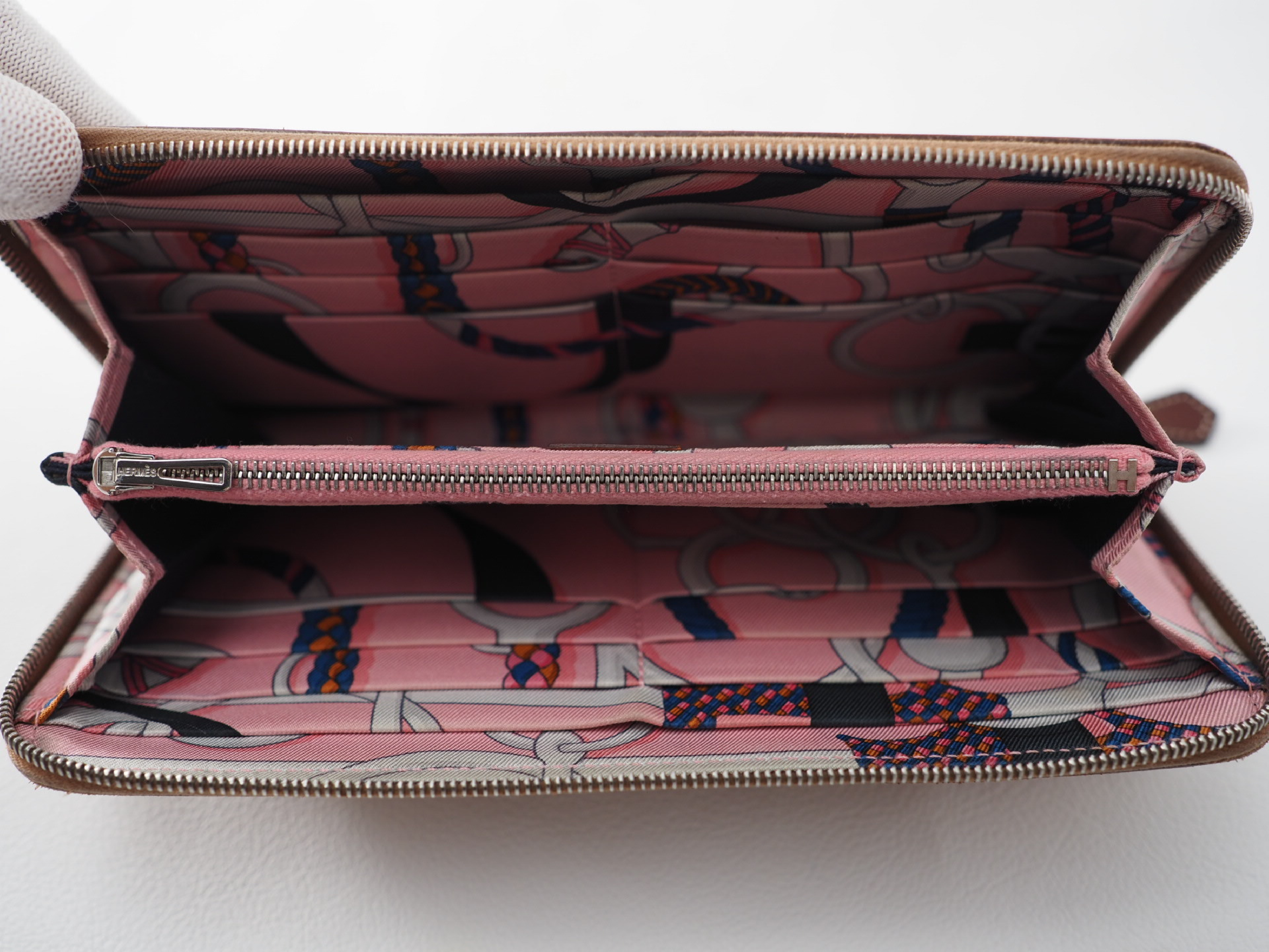 Azap Long Silk In Gold Brown Wallet (2018) — view 7
