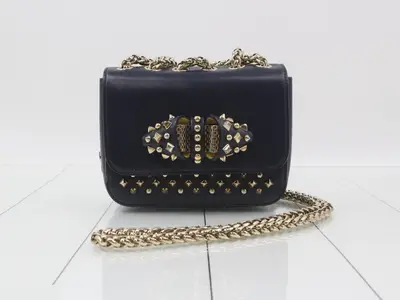 Eat Charity Studded Shoulder Bag