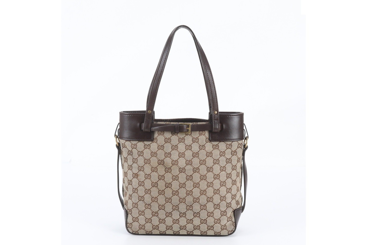 GG Canvas 107757 Leather Tote Bag — view 3