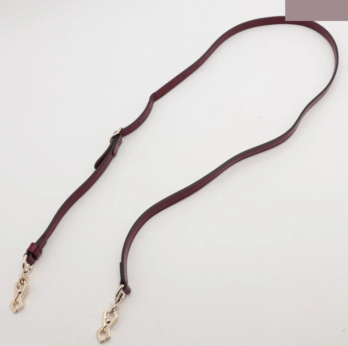 Unused with dust bag. Bamboo 1947 Patent Leather 2-Way Bag, Red, 786482 — view 6