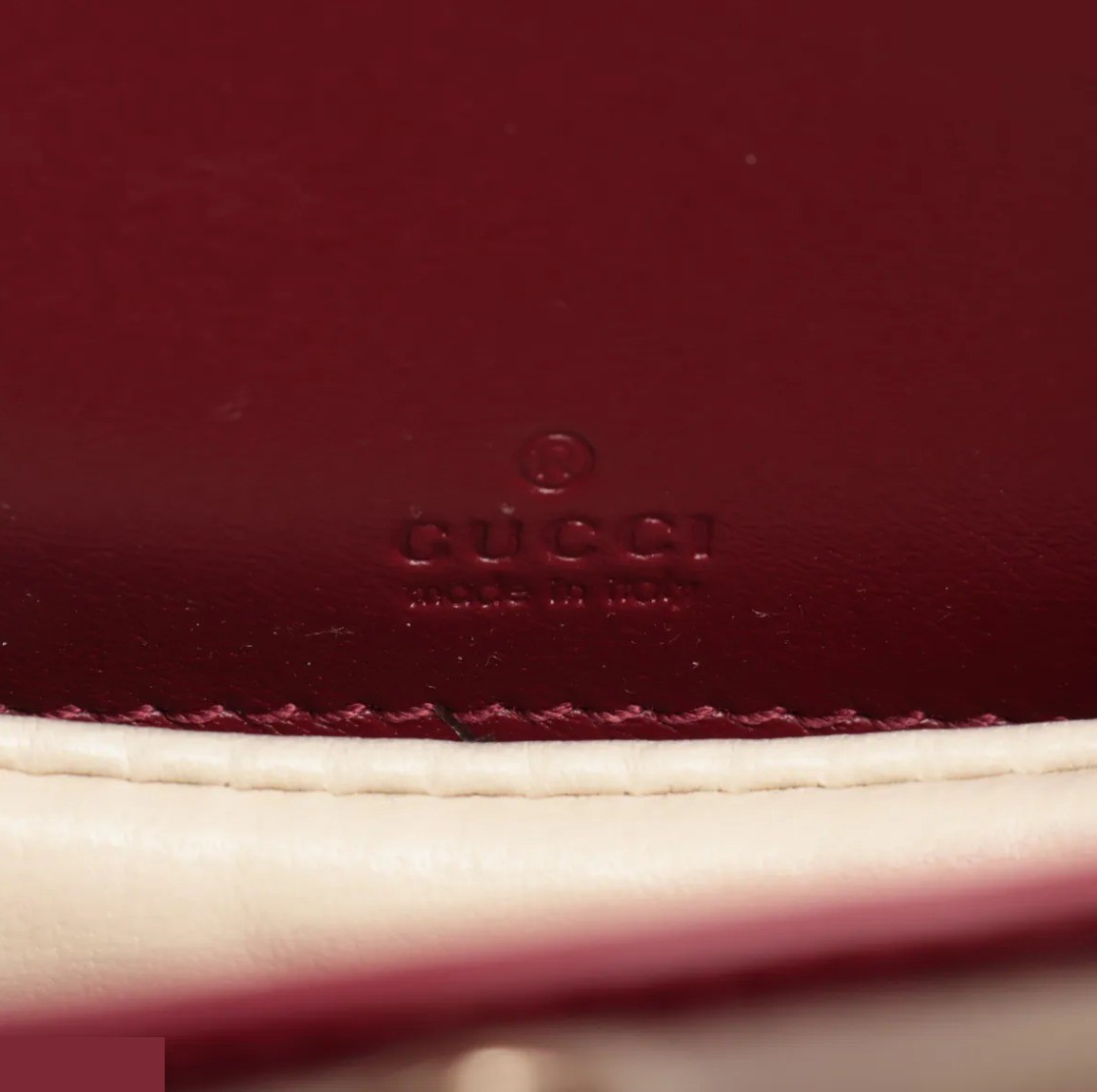 Unused with dust bag. Bamboo 1947 Patent Leather 2-Way Bag, Red, 786482 — view 9