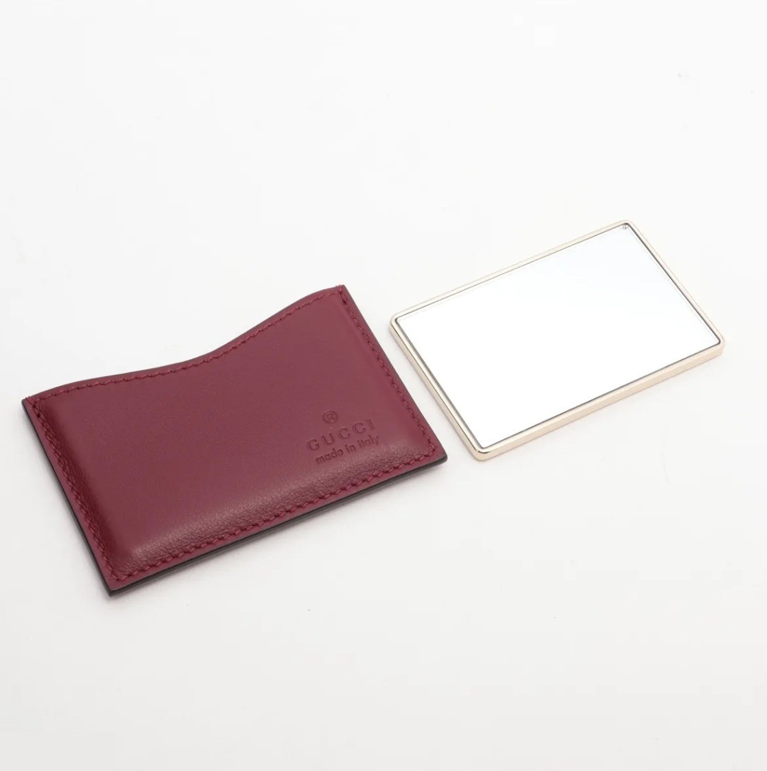 Unused with dust bag. Bamboo 1947 Patent Leather 2-Way Bag, Red, 786482 — view 10