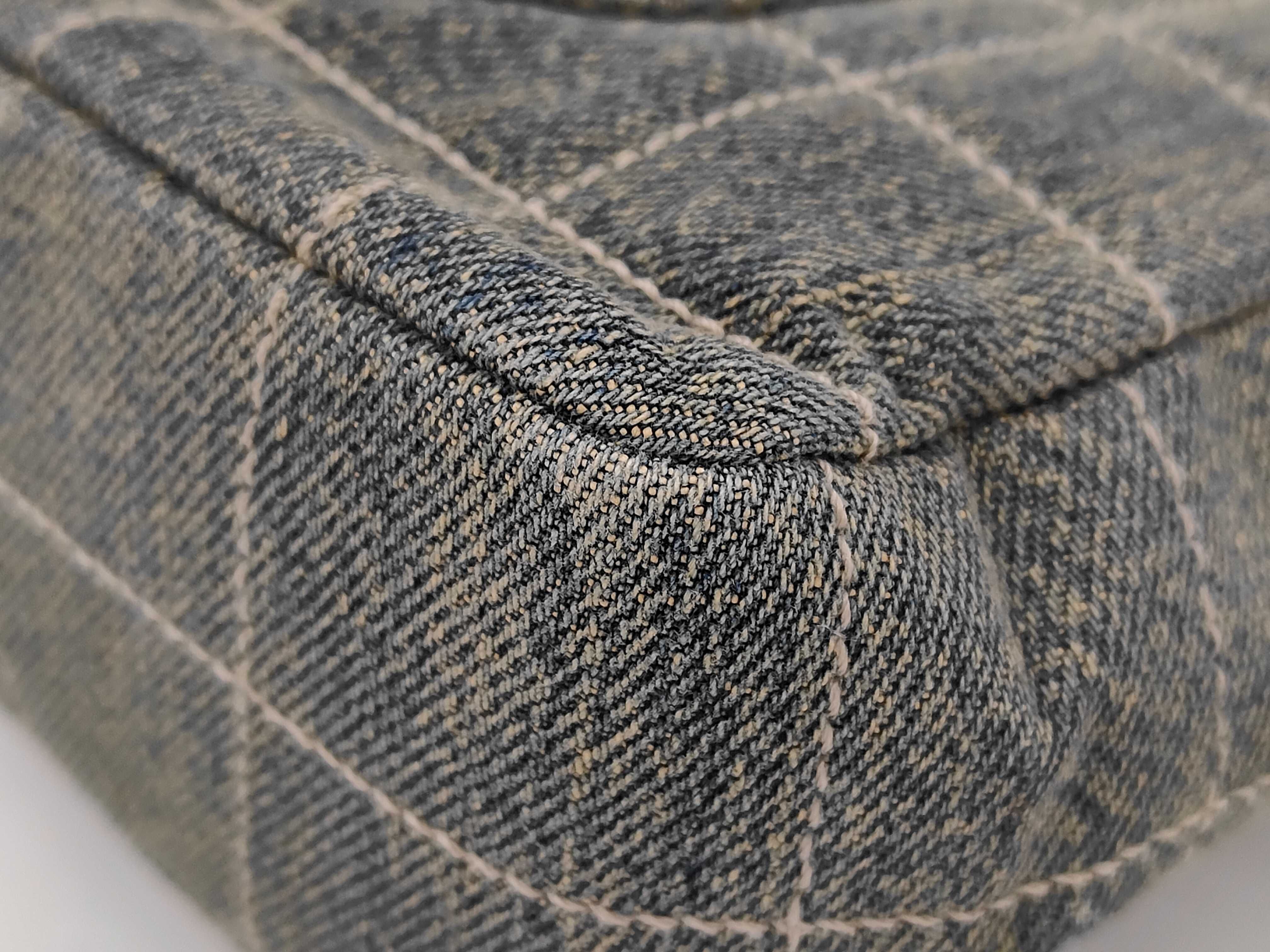 denim chocolate bar chain shoulder bag — view 7