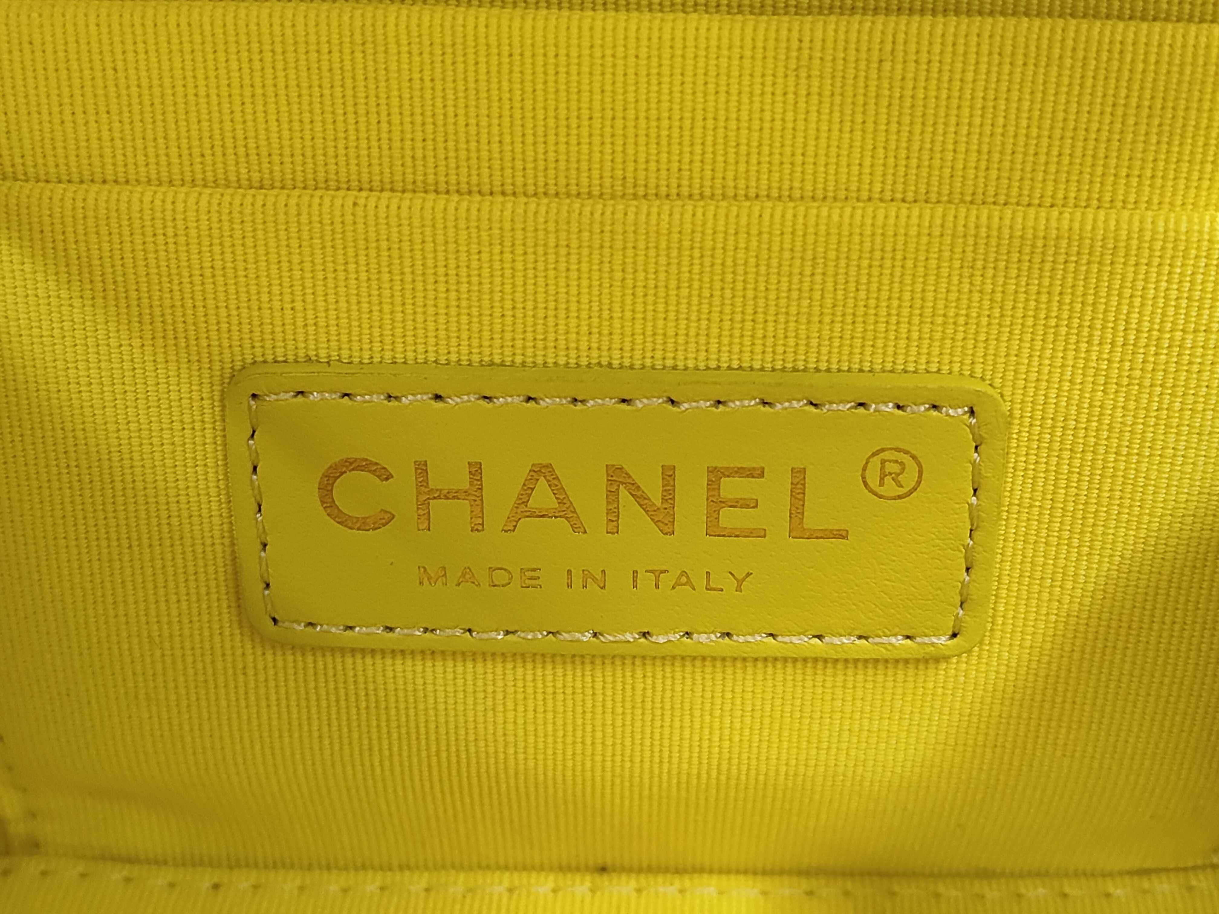 2196 Vanity Chain Shoulder Bag, Yellow — view 10