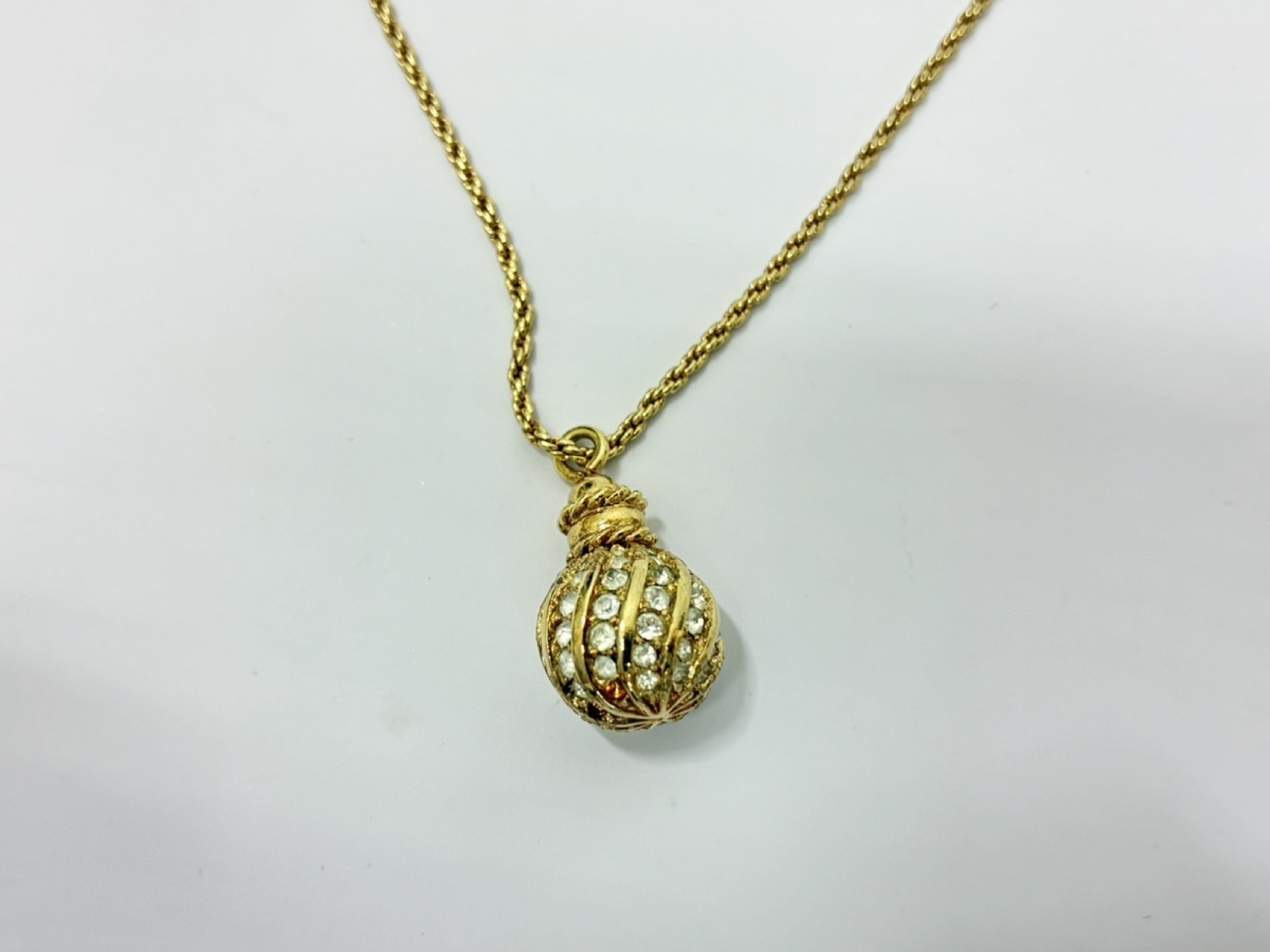 Rhinestone Necklace GP Necklace — view 2