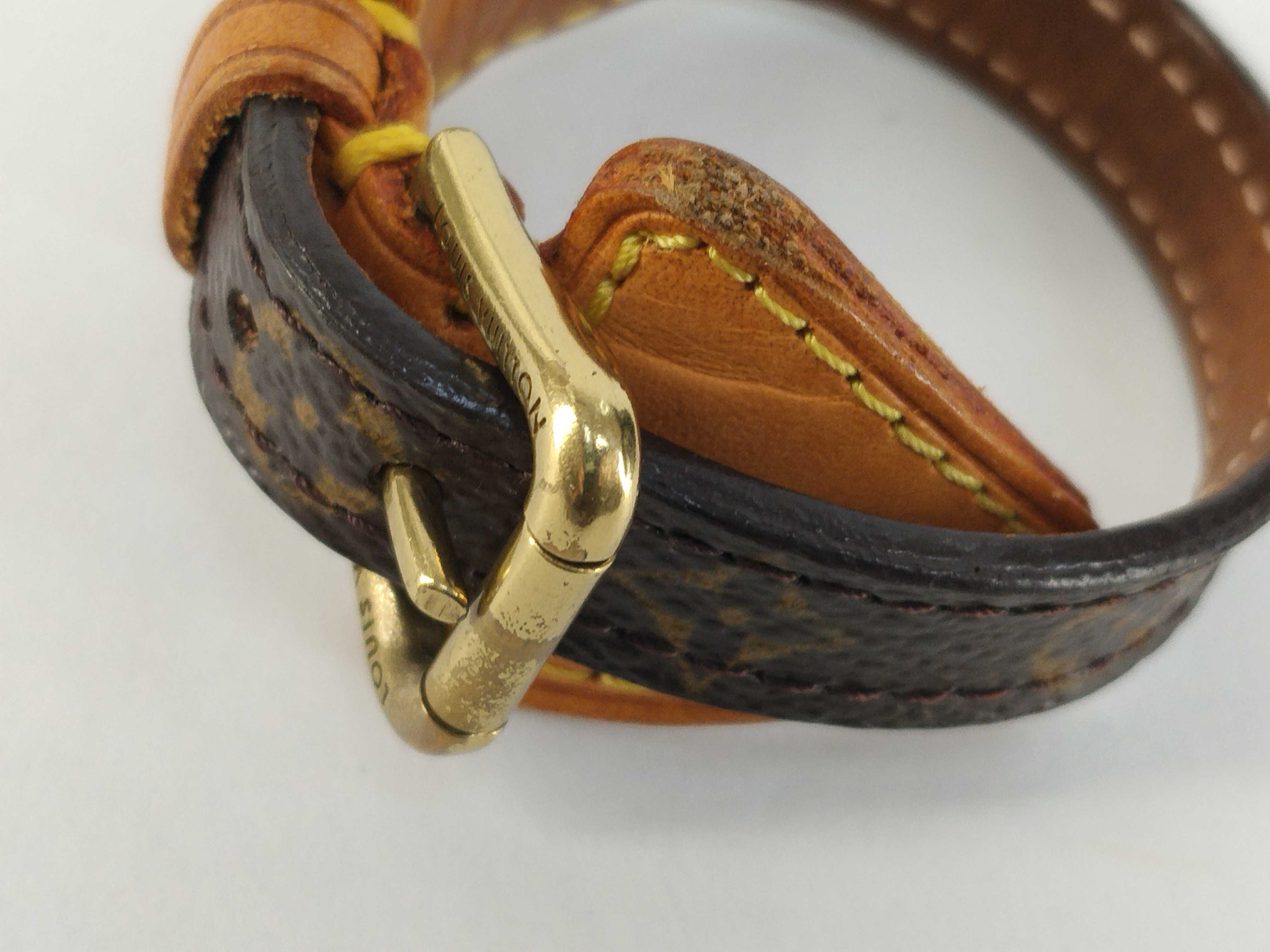 Monogram Teda PM Bracelet Leather Bracelet Bangle — view 5