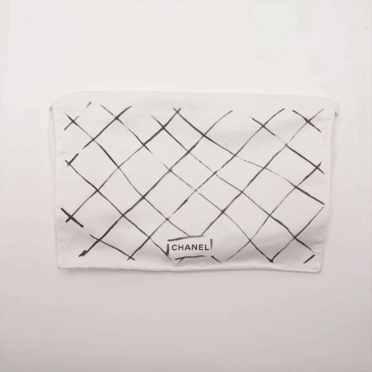 [Individually packaged] Chanel Matelassé 25 Lambskin Double Flap Double Chain Bag, Black with Silver Hardware, 21270423, Serial Number 21, A01112 — view 12