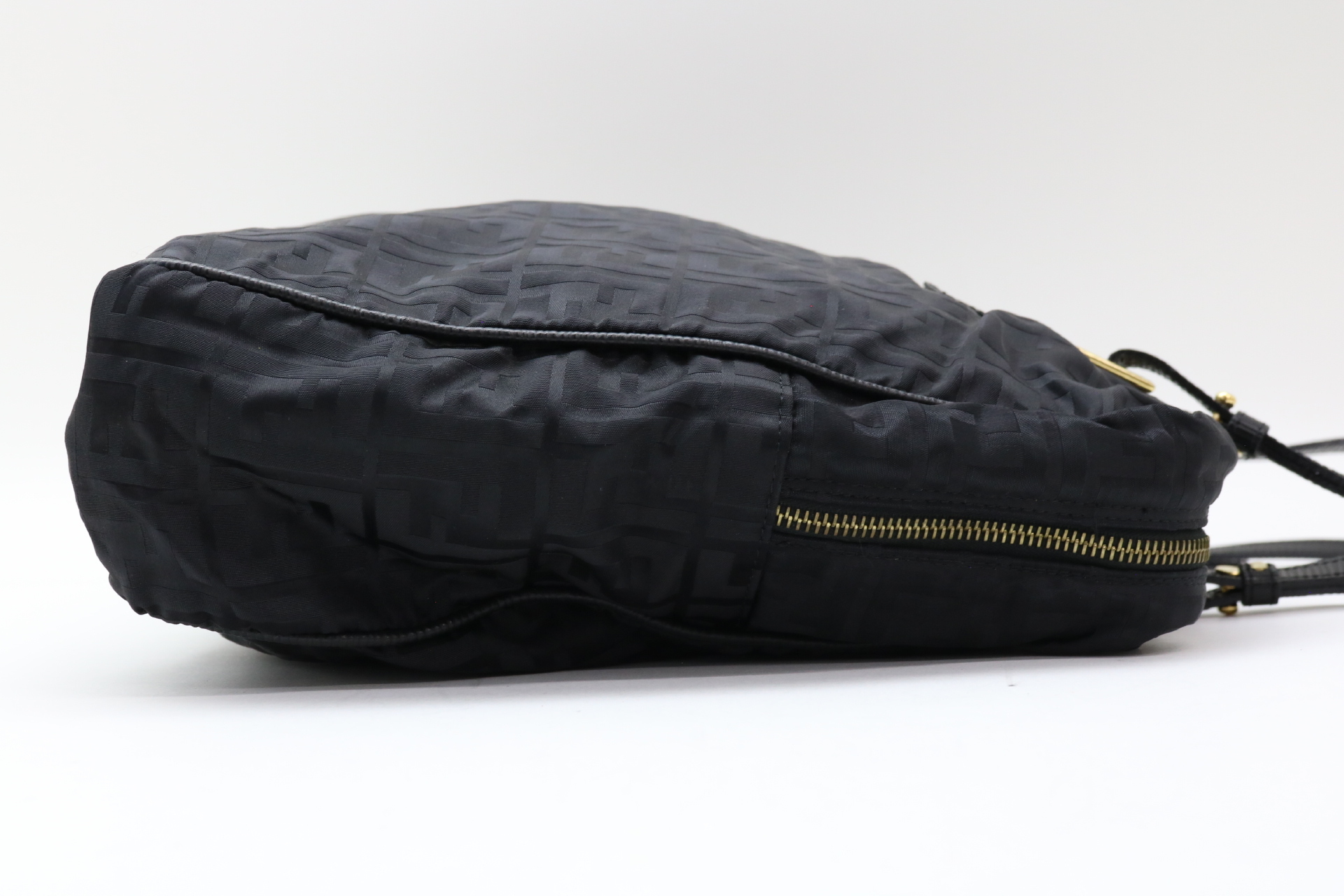 Zucca Nylon Leather Shoulder Bag — view 4