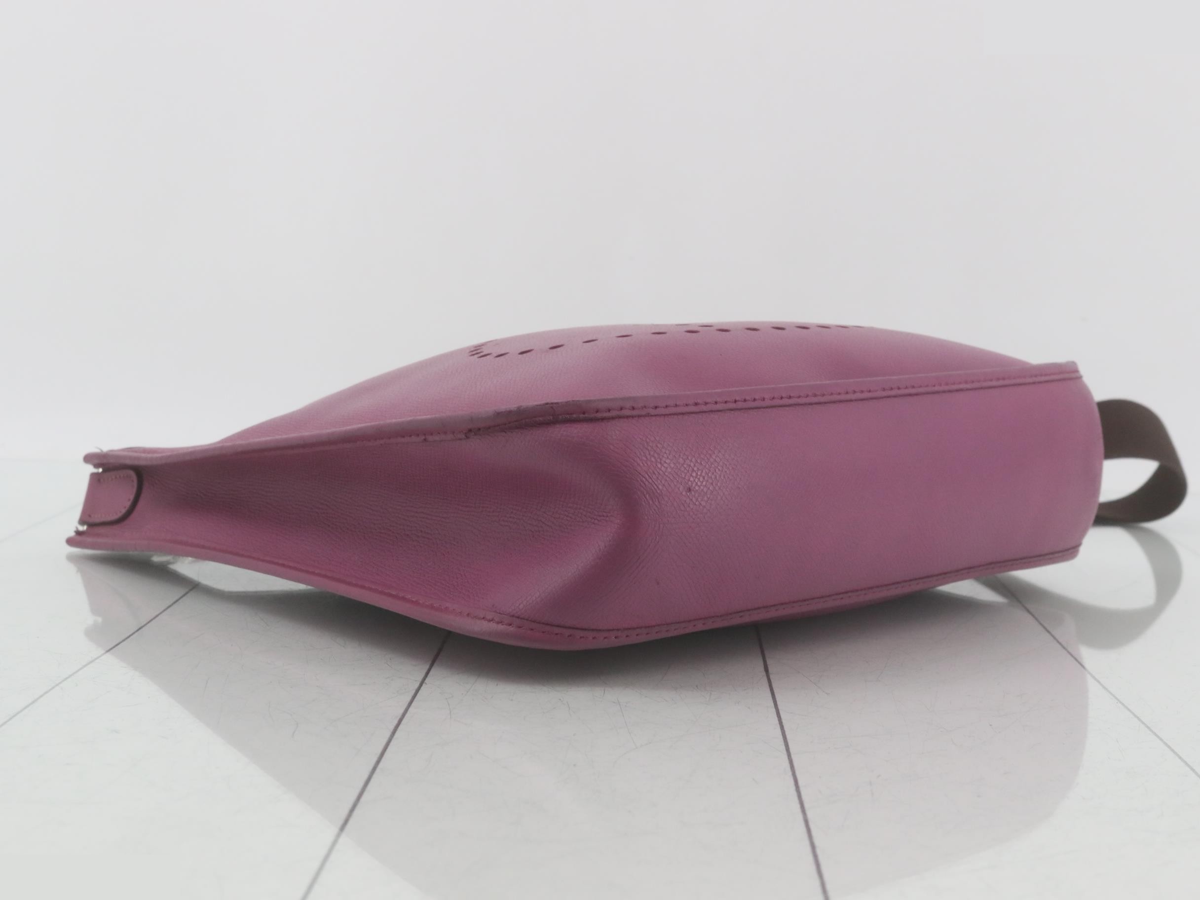 Evelyn Purple, H stamp, silver hardware — view 5