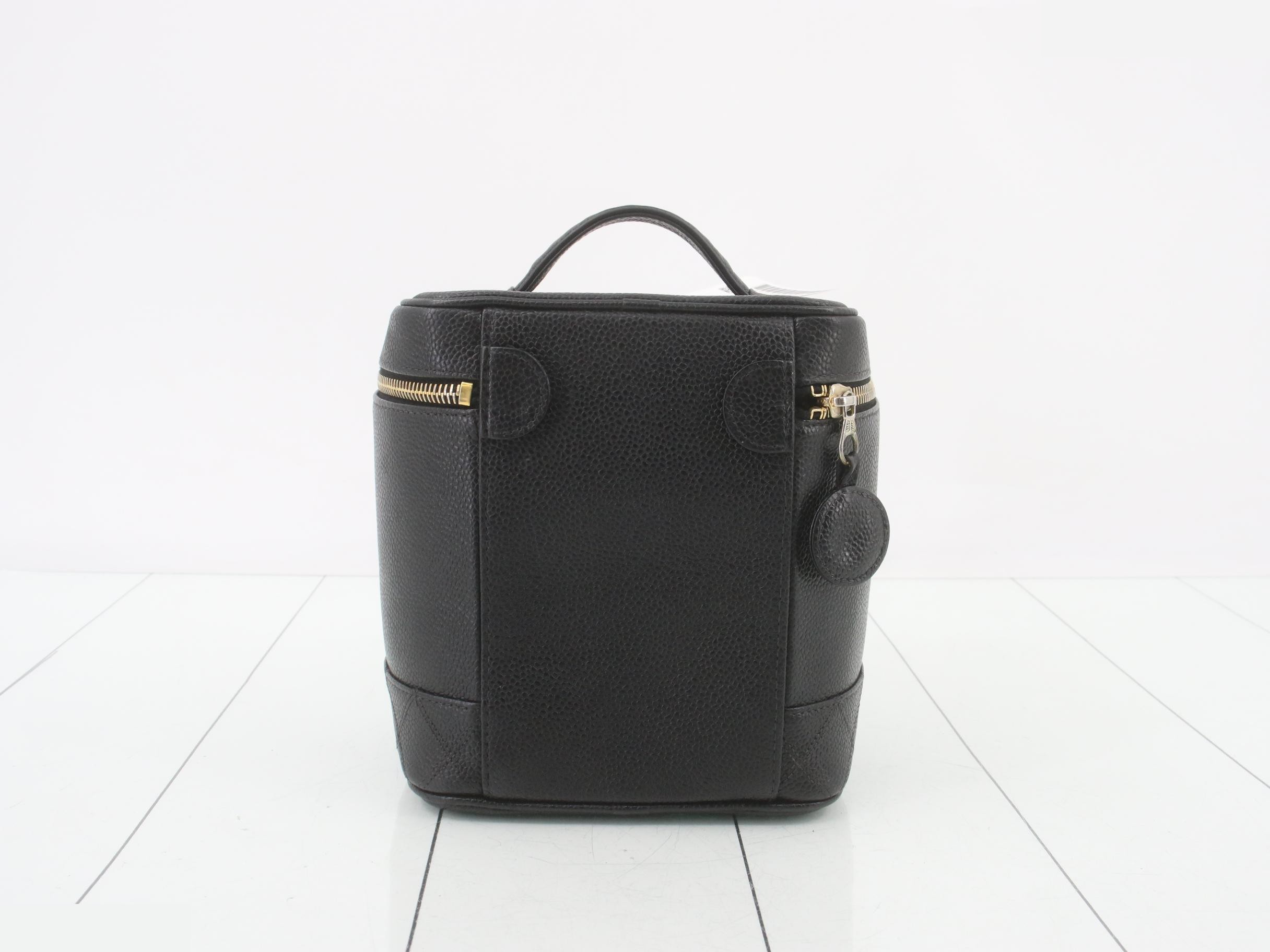 Caviar skin vanity handbag — view 2