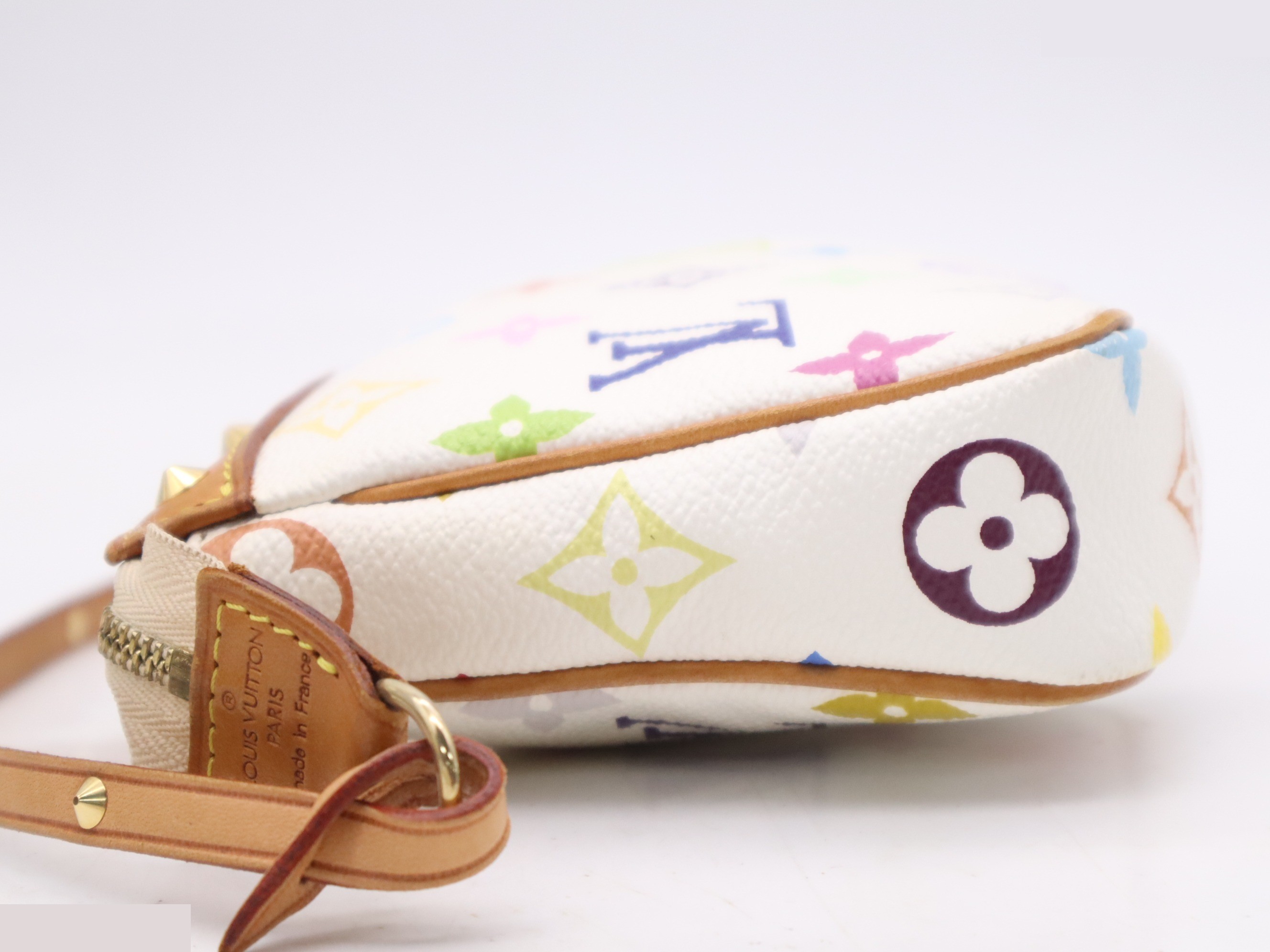 Pochette Accessoires Blanc (with dust bag and box) — view 3
