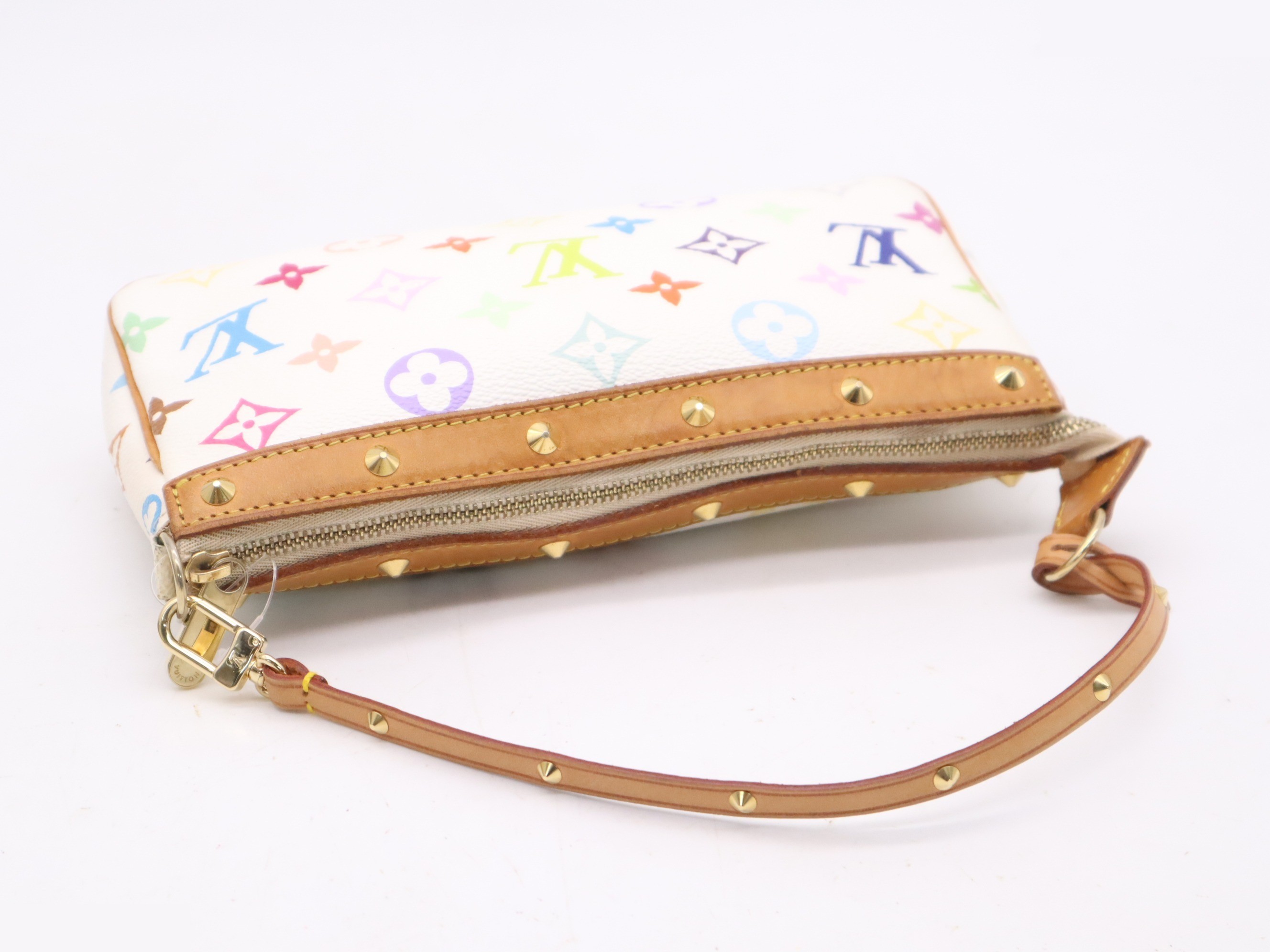 Pochette Accessoires Blanc (with dust bag and box) — view 6