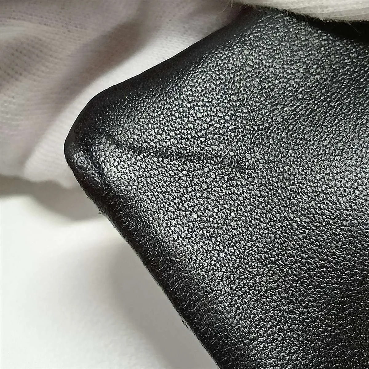 Intrecciato Leather Clutch Bag, Black — view 10