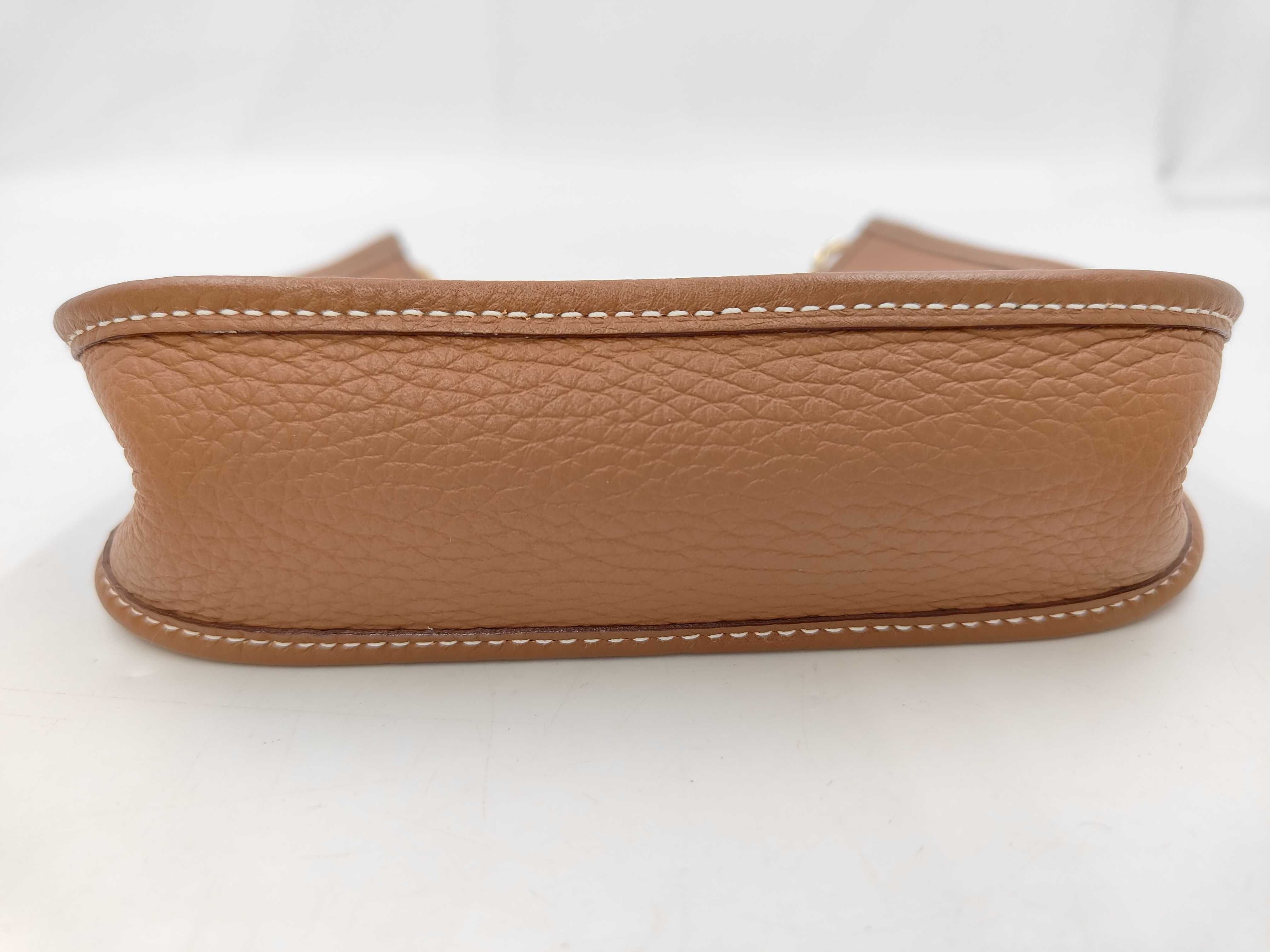 Evelyne 16 TPM Amazon Taurillon Clemence Brown Shoulder Bag — view 7